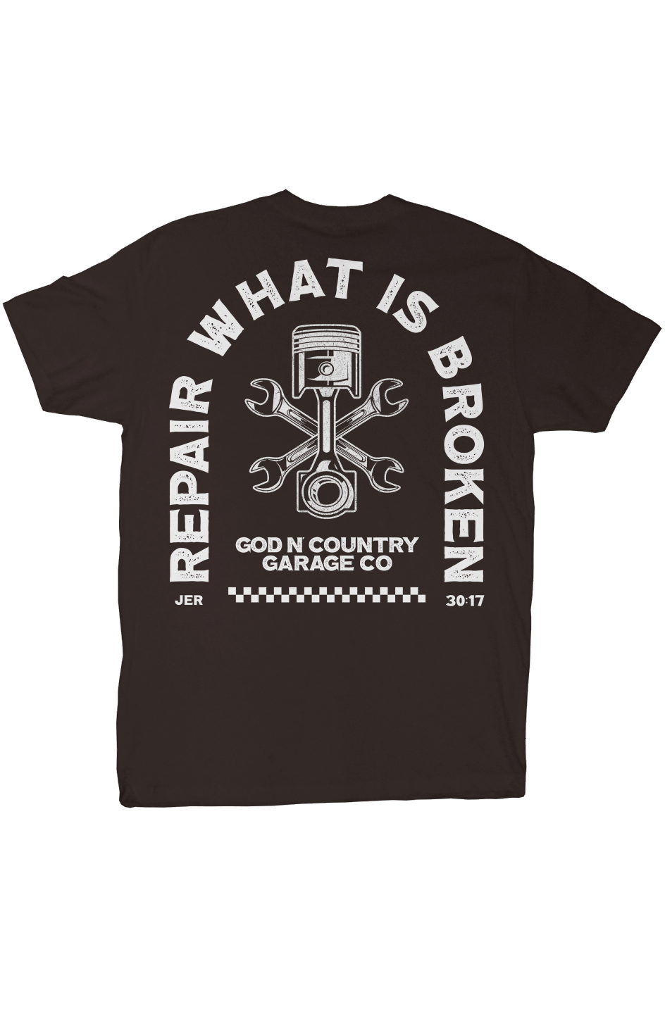 God N' Country Garage Co. Repair Everyday Tee - tshirts - God N' Country