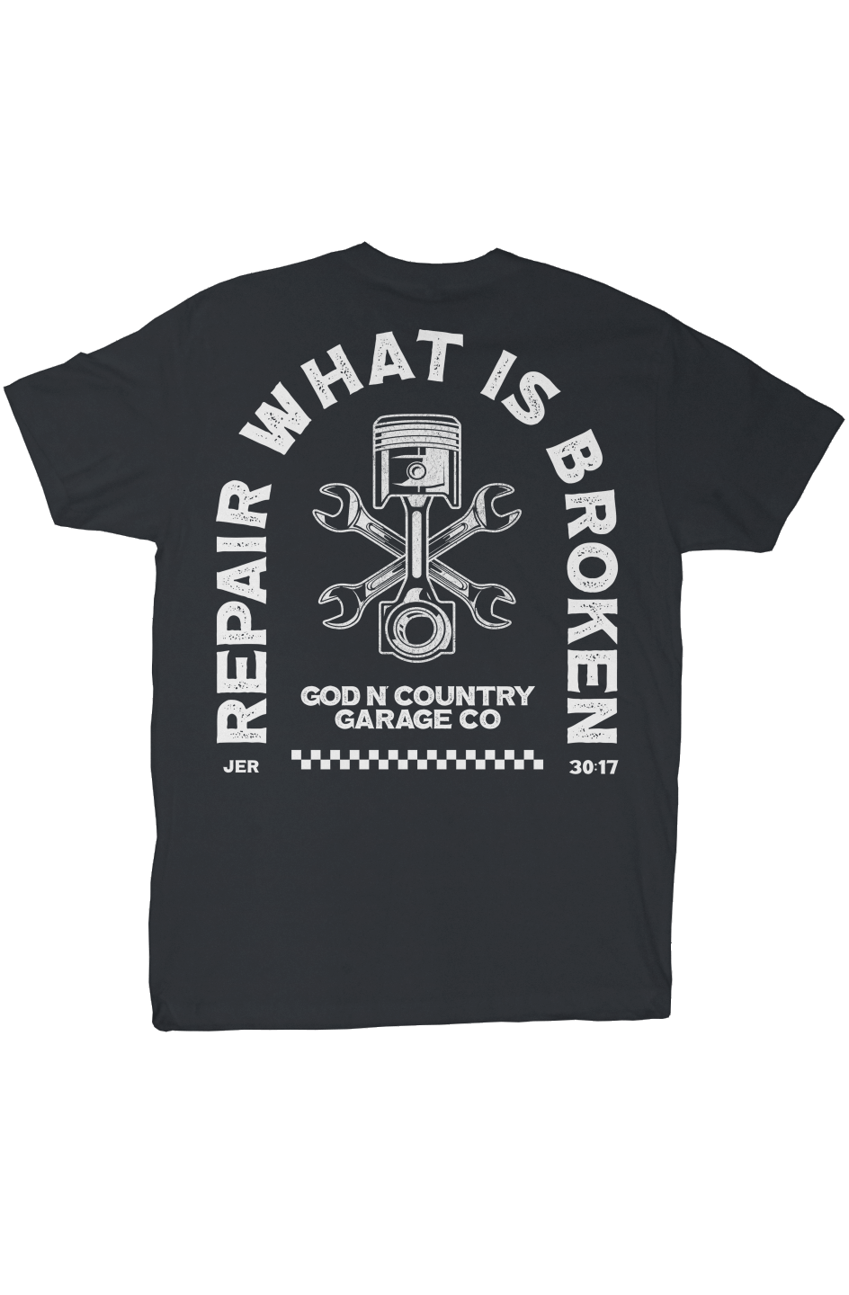 God N' Country Garage Co. Repair Everyday Tee - tshirts - God N' Country