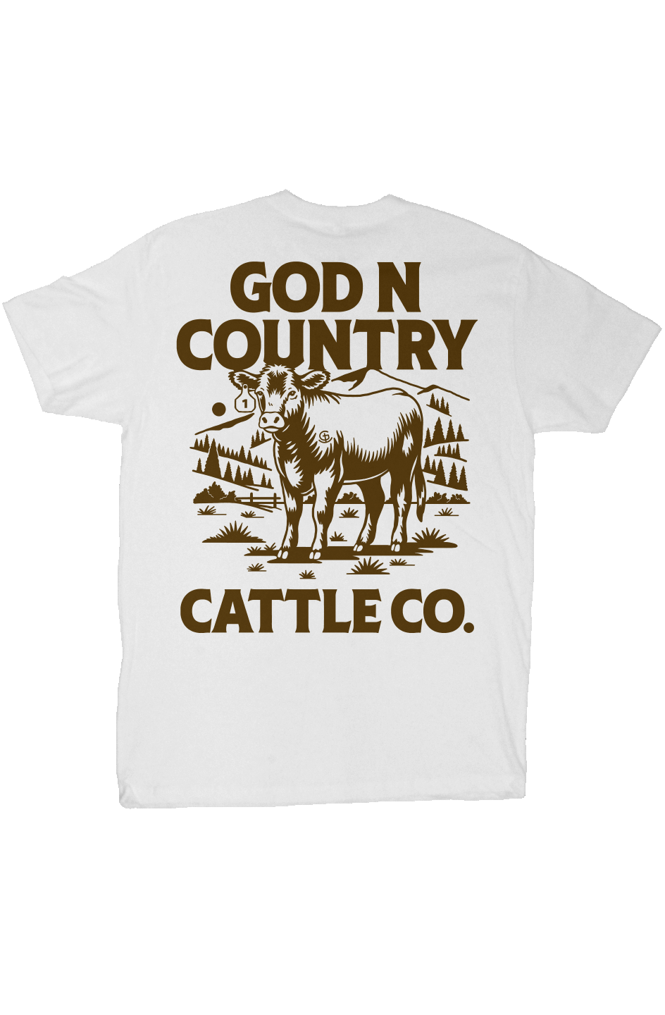 God N Country Cattle Co. Everyday Tee - tshirts - God N' Country