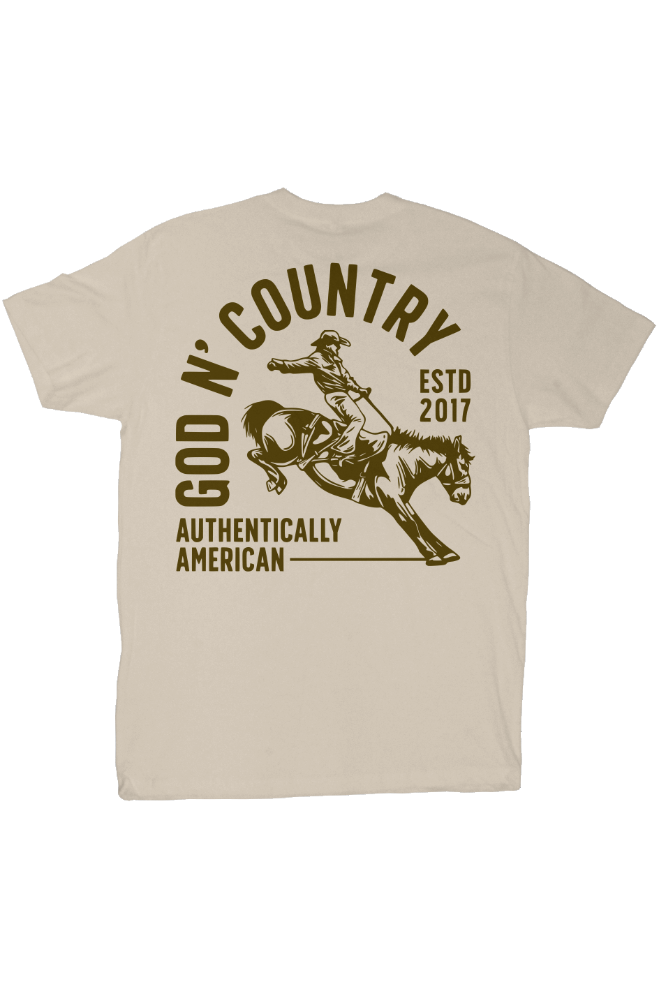 God N Country Bronc Rider Everyday Tee - tshirts - God N' Country