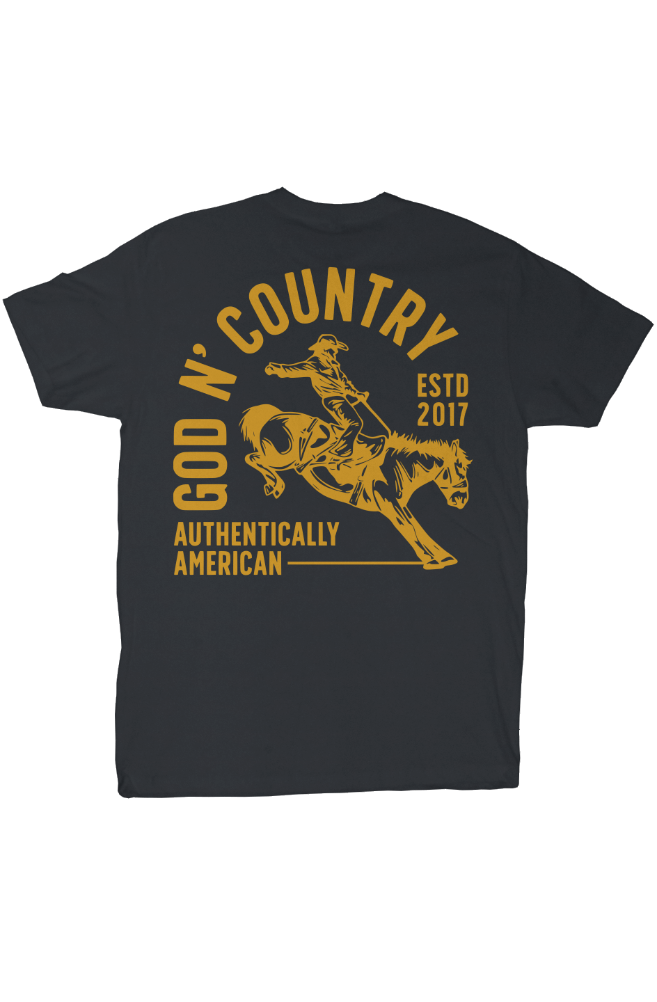God N Country Bronc Rider Everyday Tee - tshirts - God N' Country