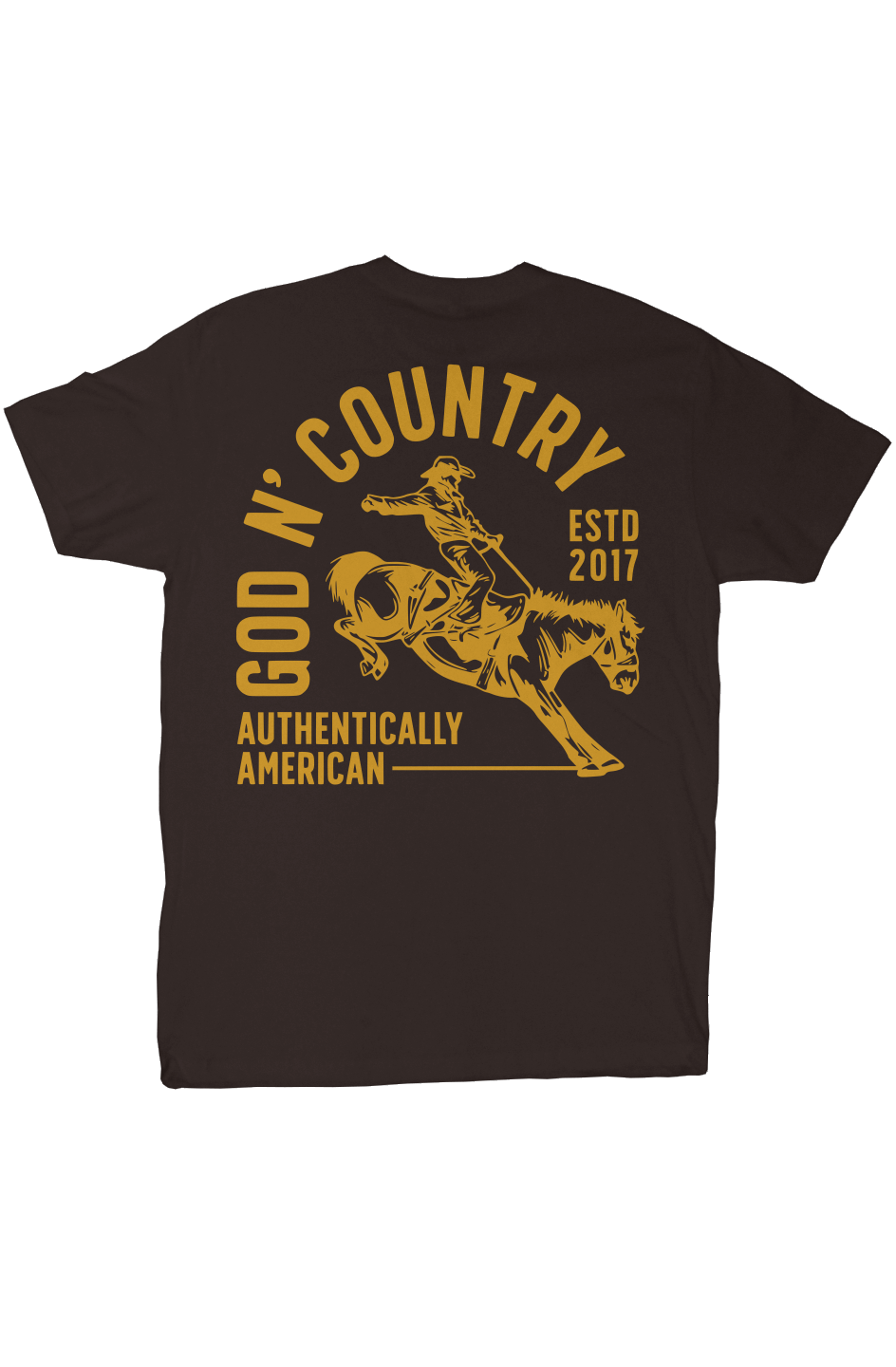 God N Country Bronc Rider Everyday Tee - tshirts - God N' Country