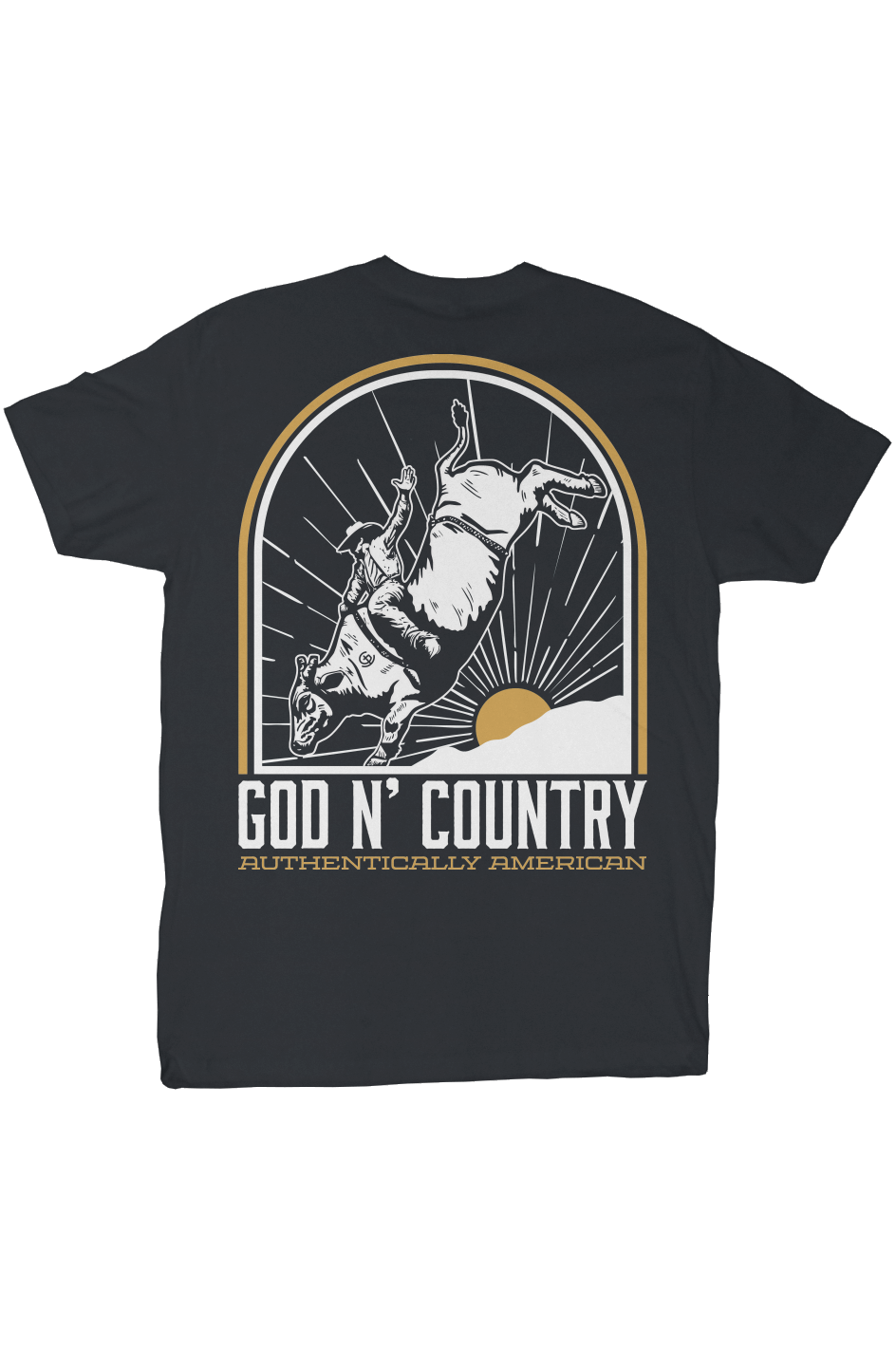 God N Country Bull Rider Everyday Tee - tshirts - God N' Country