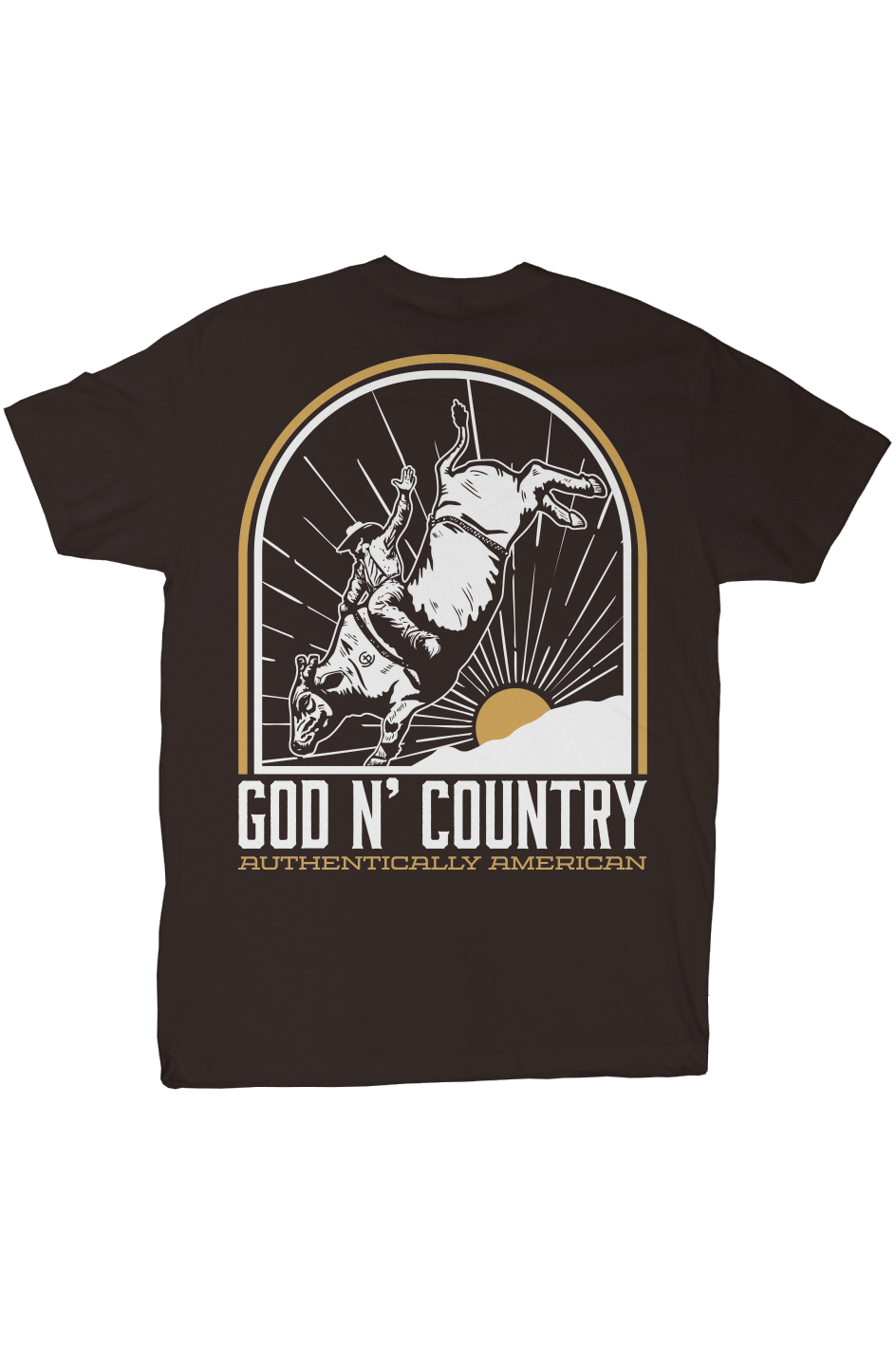 God N Country Bull Rider Everyday Tee - tshirts - God N' Country