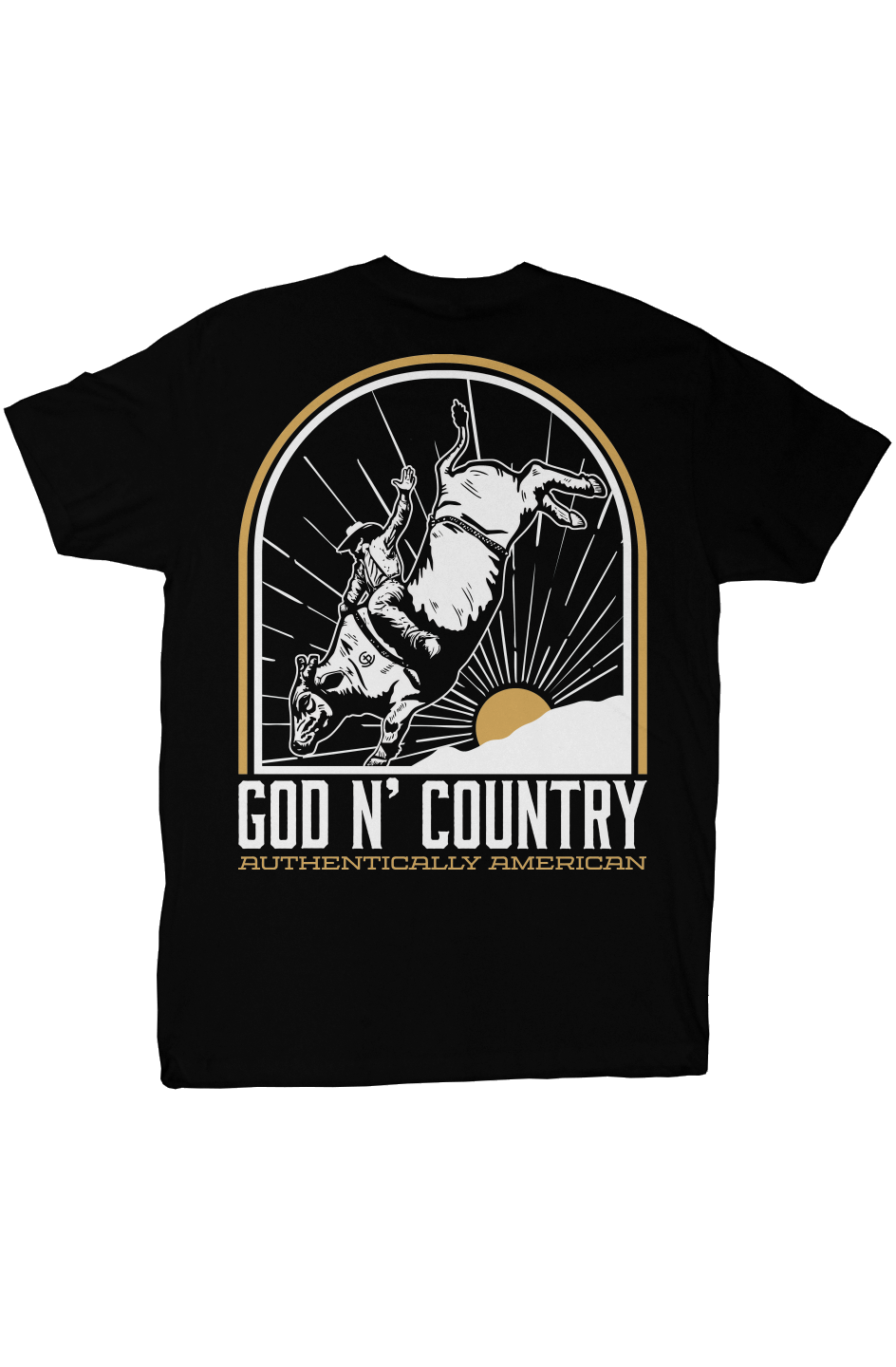 God N Country Bull Rider Everyday Tee - tshirts - God N' Country