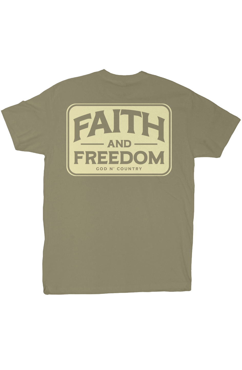 God N' Country Faith & Freedom Everyday Tee - tshirts - God N' Country