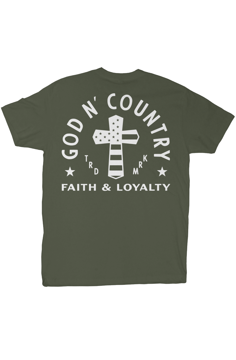 God N Country Faith & Loyalty Everyday Tee - tshirts - God N' Country