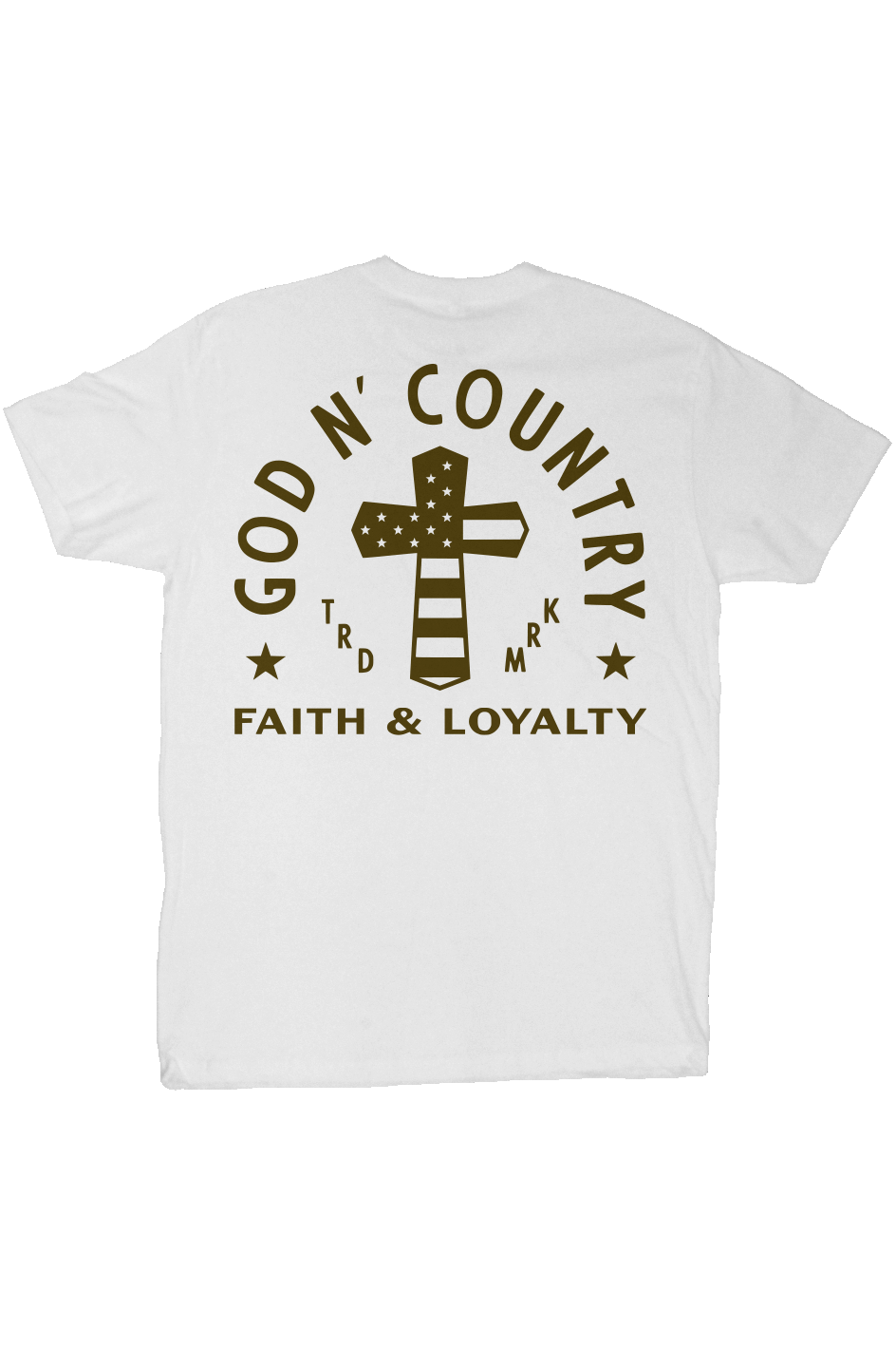 God N Country Faith & Loyalty Everyday Tee - tshirts - God N' Country