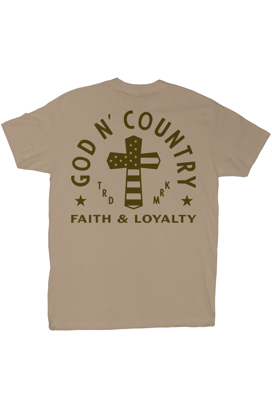God N Country Faith & Loyalty Everyday Tee - tshirts - God N' Country