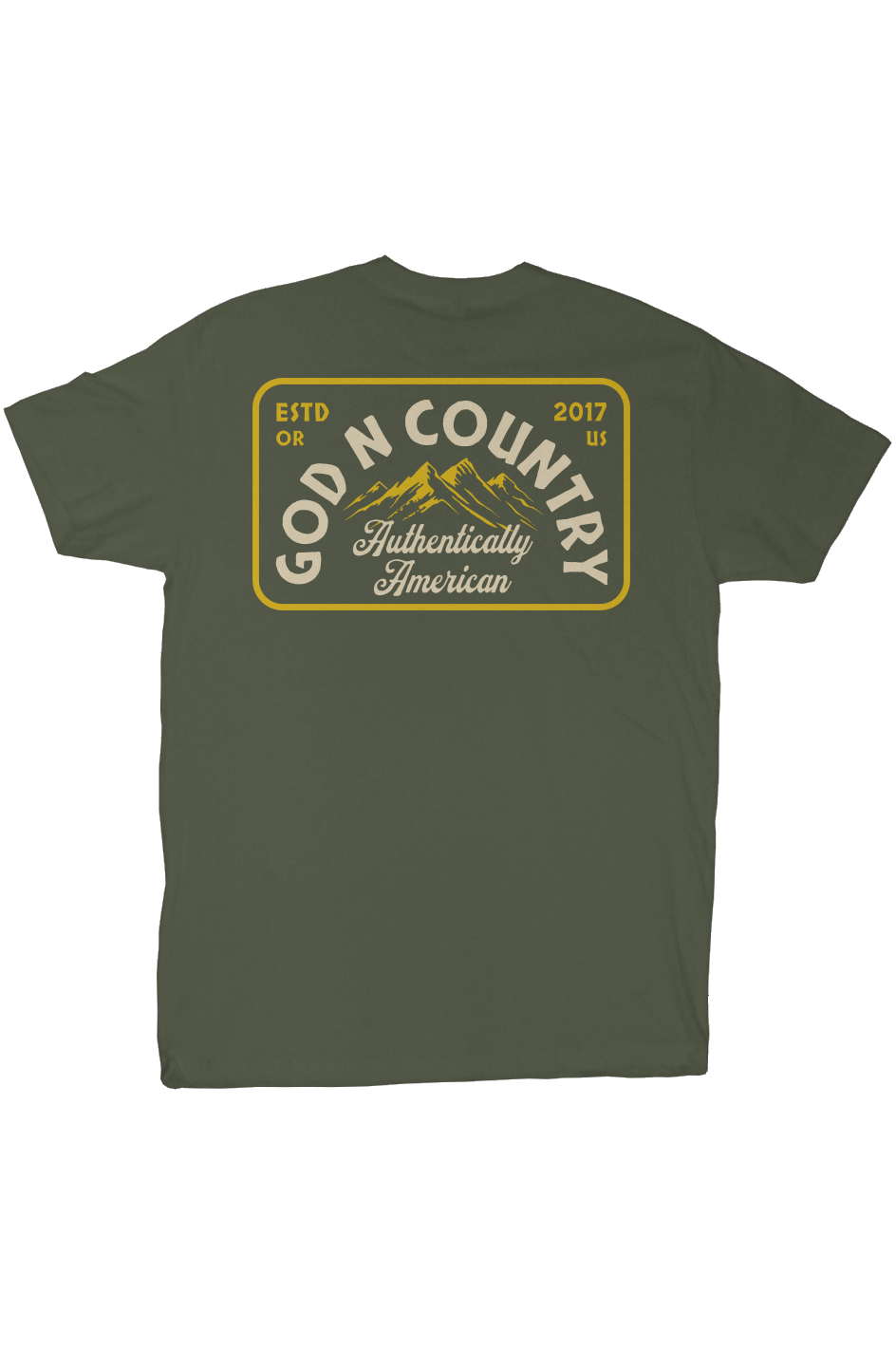 God N Country Authentic American Everyday Tee - tshirts - God N' Country