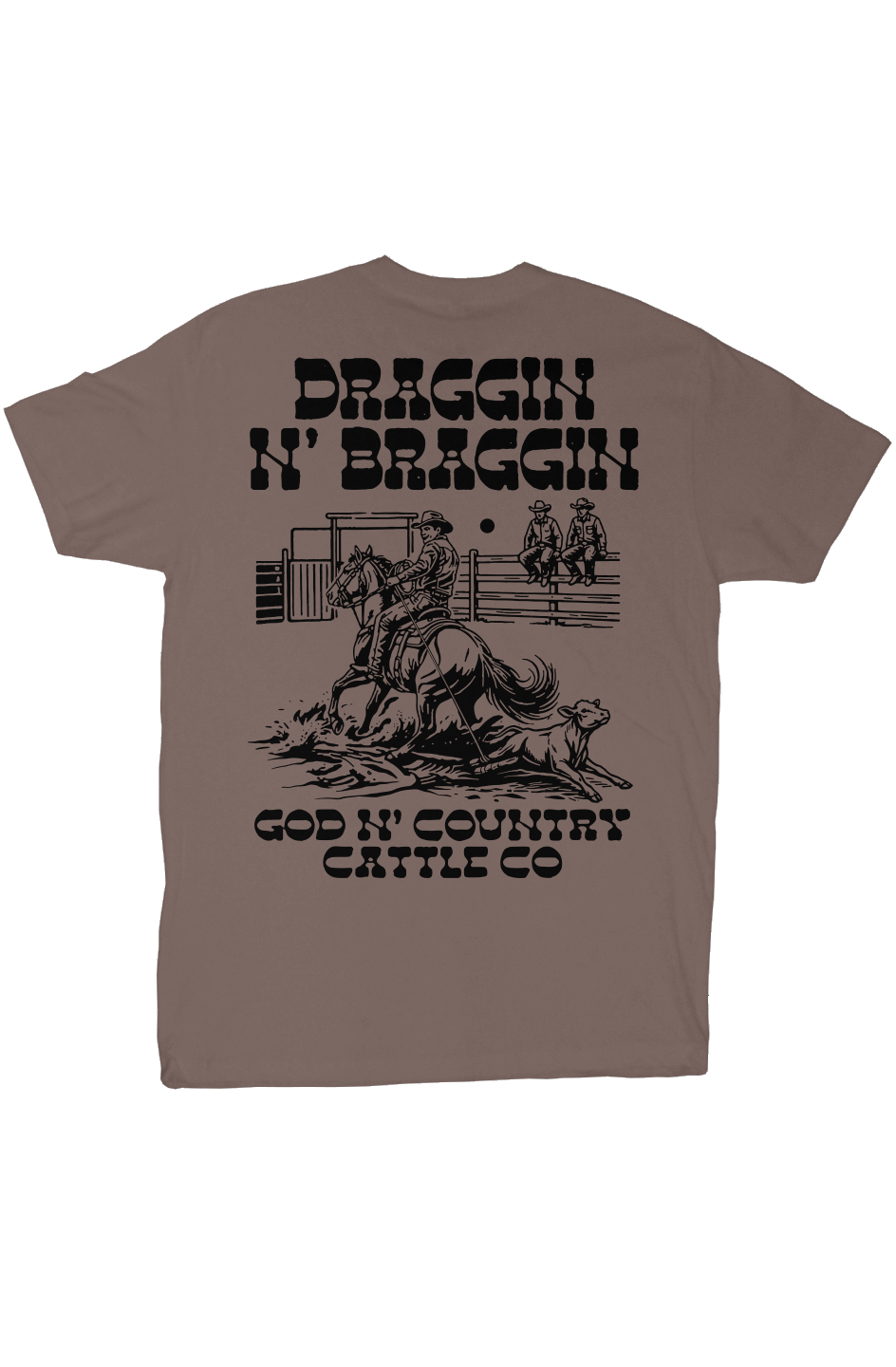 God N' Country Draggin Cattle Co Everyday Tee - tshirts - God N' Country