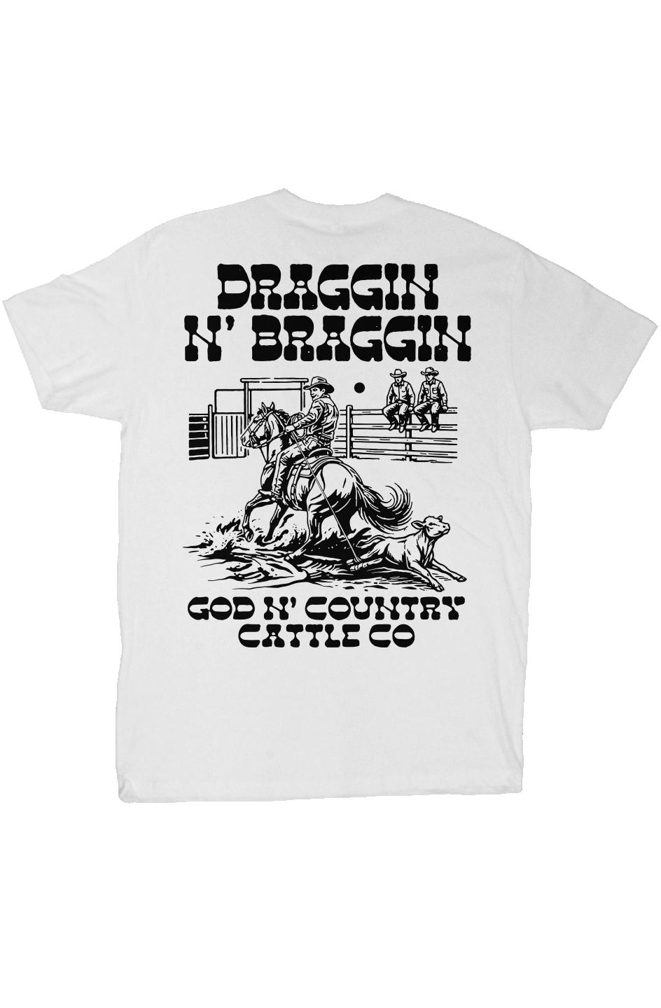 God N' Country Draggin Cattle Co Everyday Tee - tshirts - God N' Country