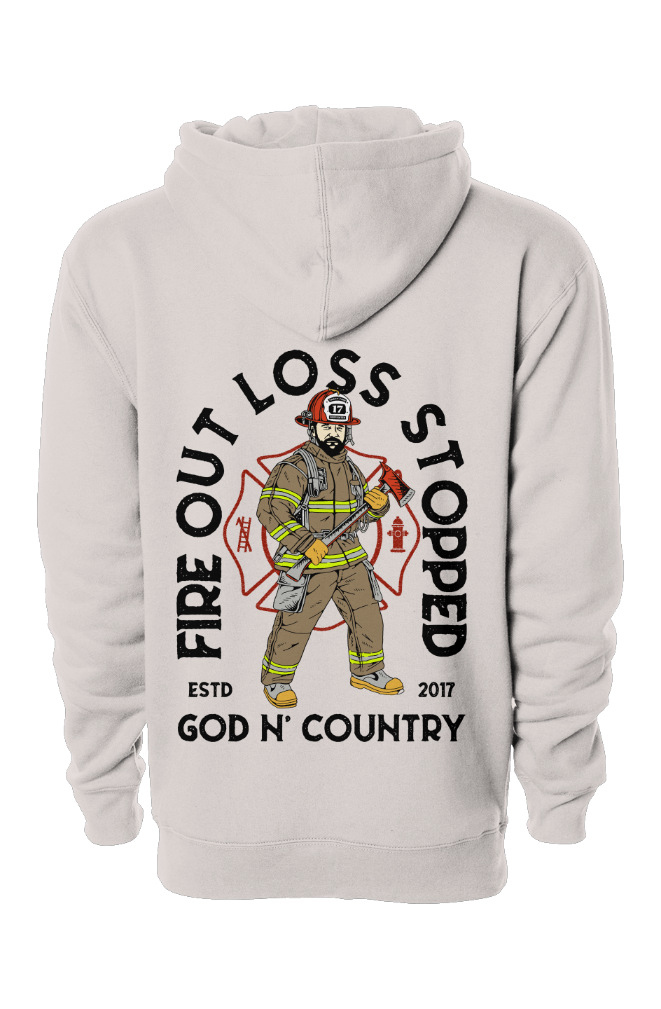 God N' Country FOLS Fireman Heavyweight Hoodie