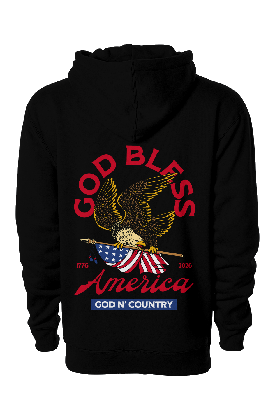 God N' Country 250th Anniversary Eagle Heavyweight Hoodie
