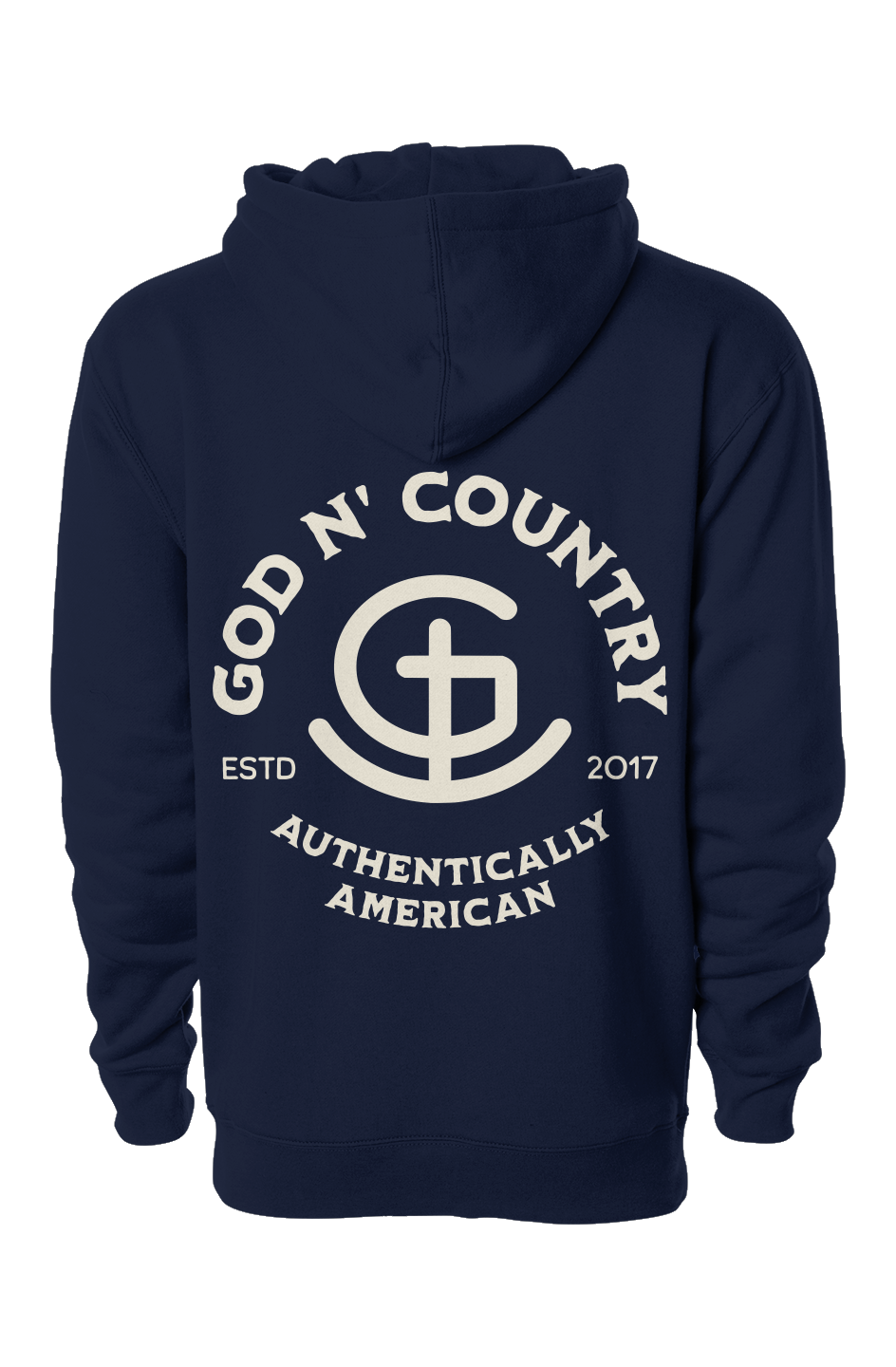 God N Country Large Signature Brand Heavyweight Hoodie