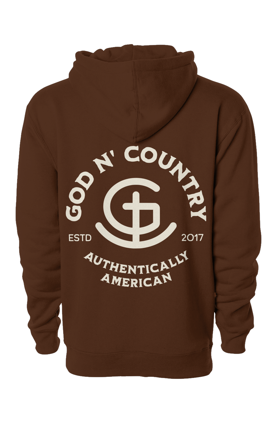 God N Country Large Signature Brand Heavyweight Hoodie