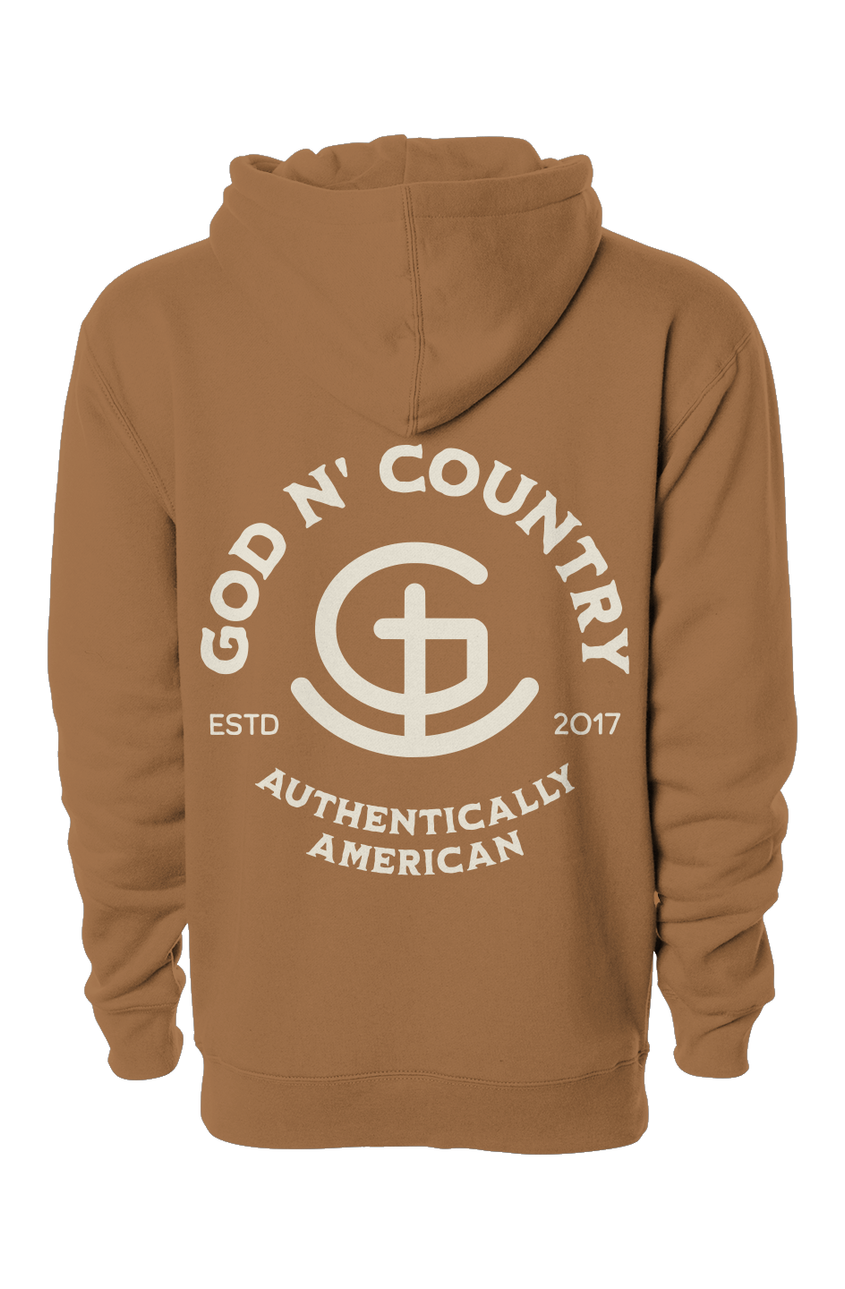 God N Country Large Signature Brand Heavyweight Hoodie