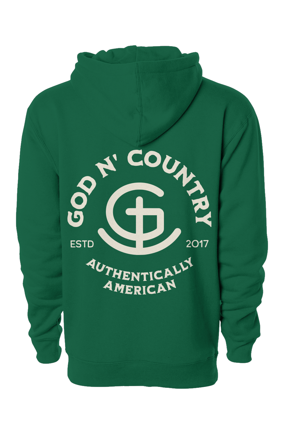 God N Country Large Signature Brand Heavyweight Hoodie