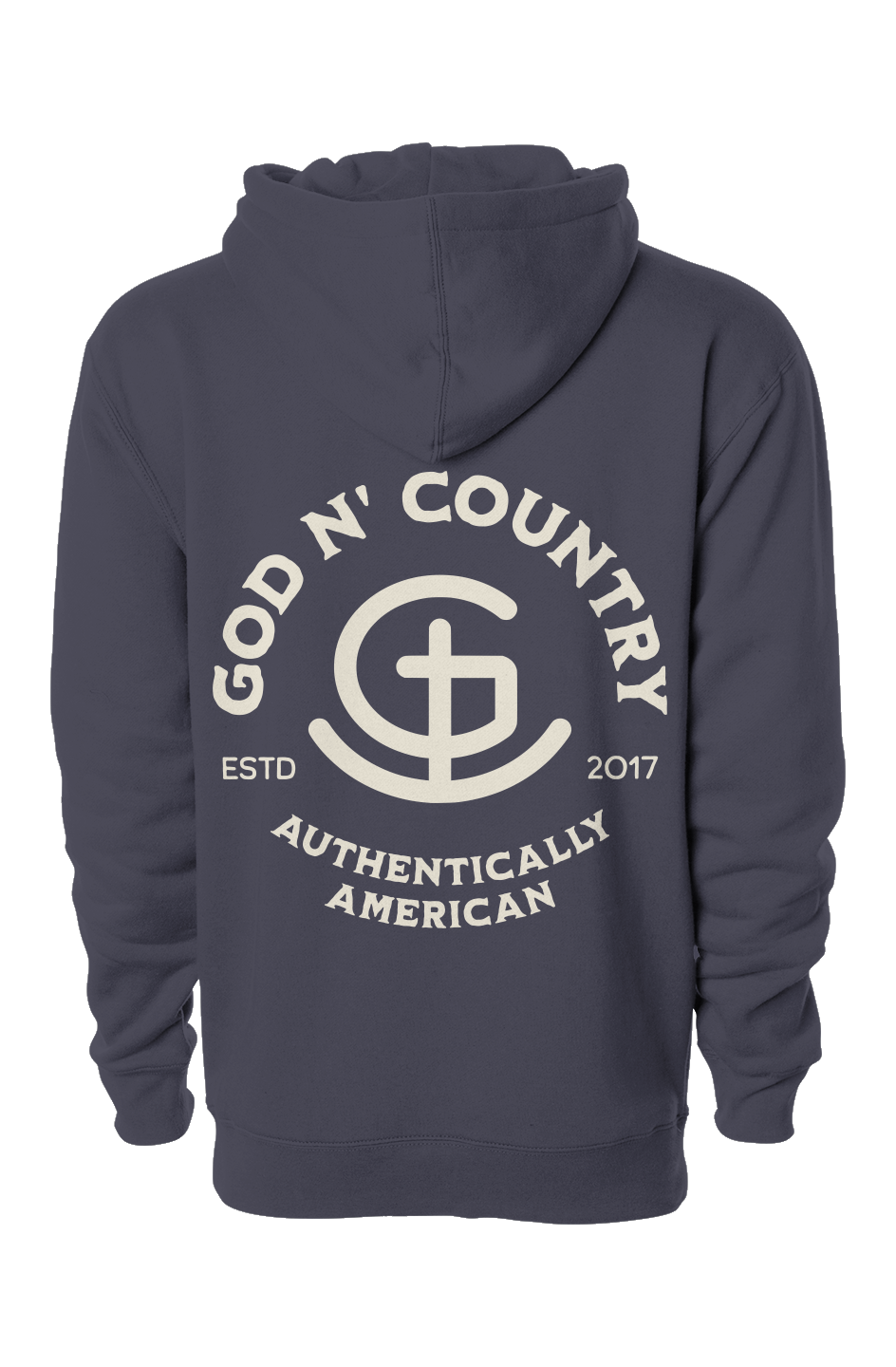 God N Country Large Signature Brand Heavyweight Hoodie