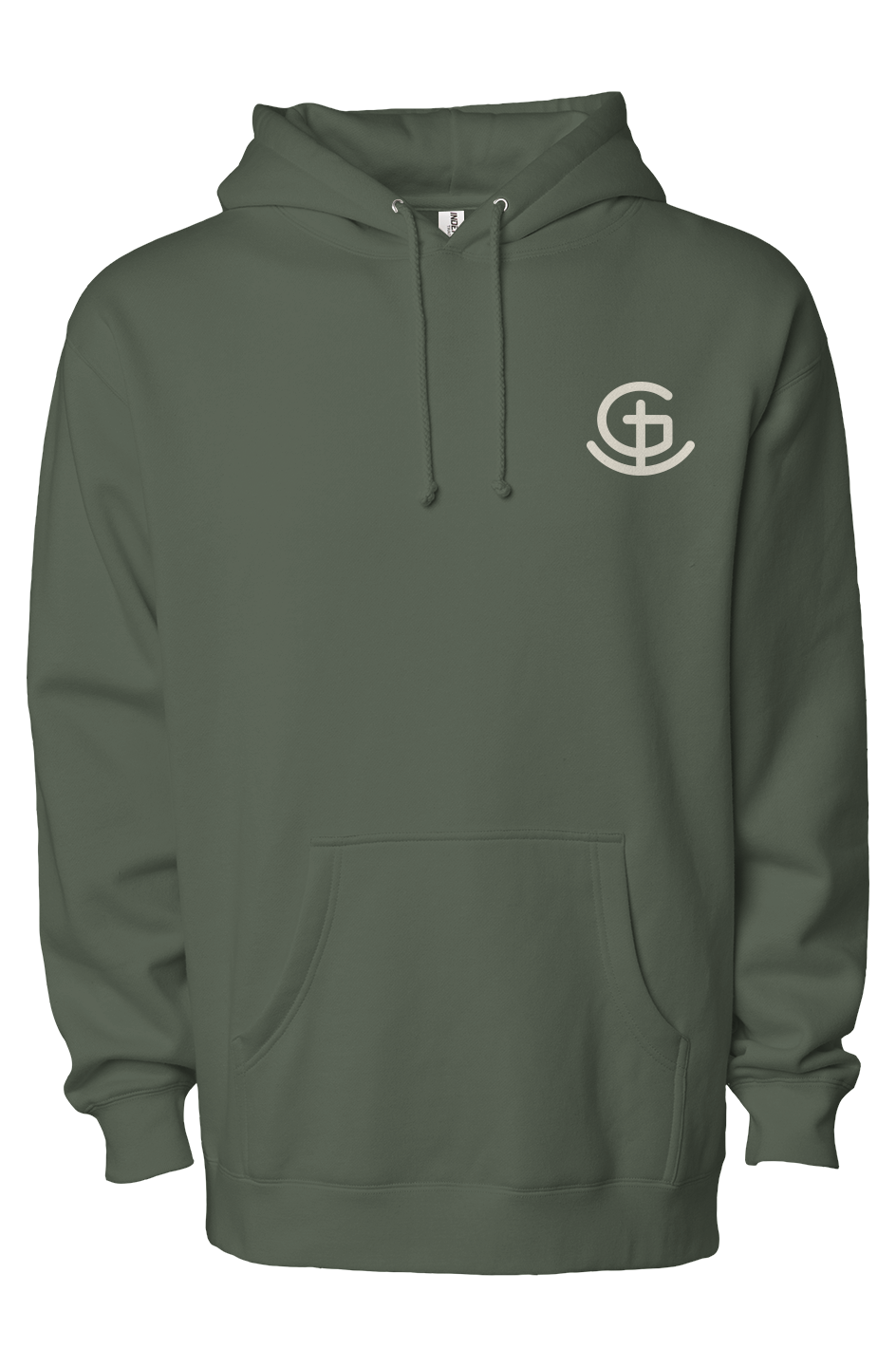 God N Country Large Signature Brand Heavyweight Hoodie