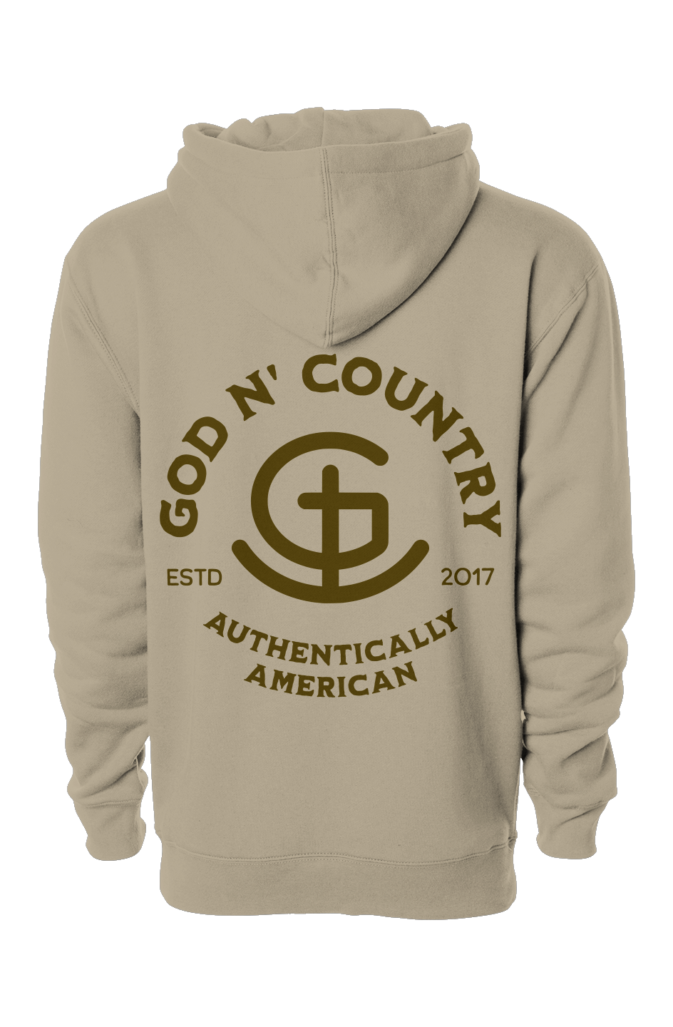 God N' Country Large Signature Brand Heavyweight Hoodie