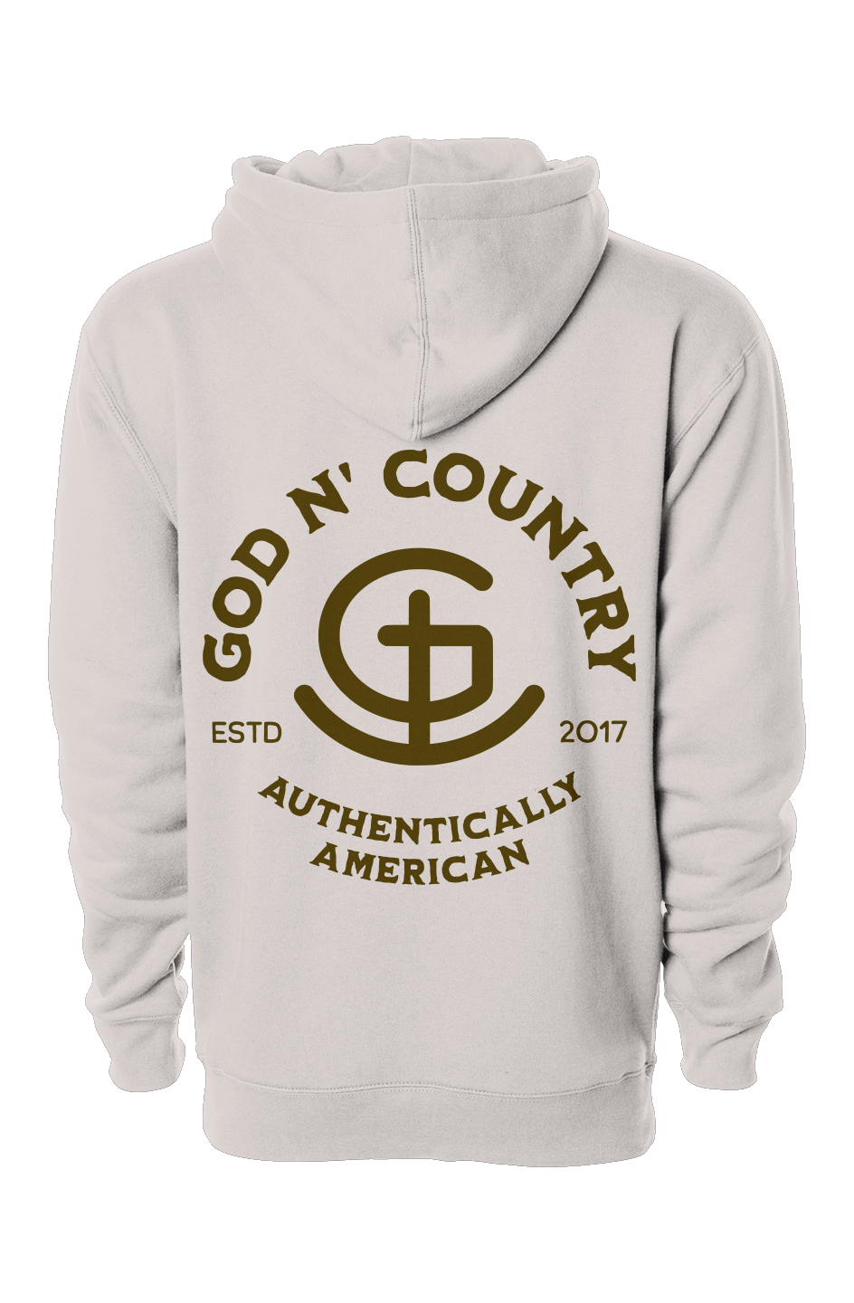 God N' Country Large Signature Brand Heavyweight Hoodie