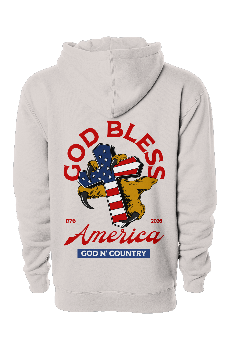 God N' Country 250th Anniversary Cross Hoodie