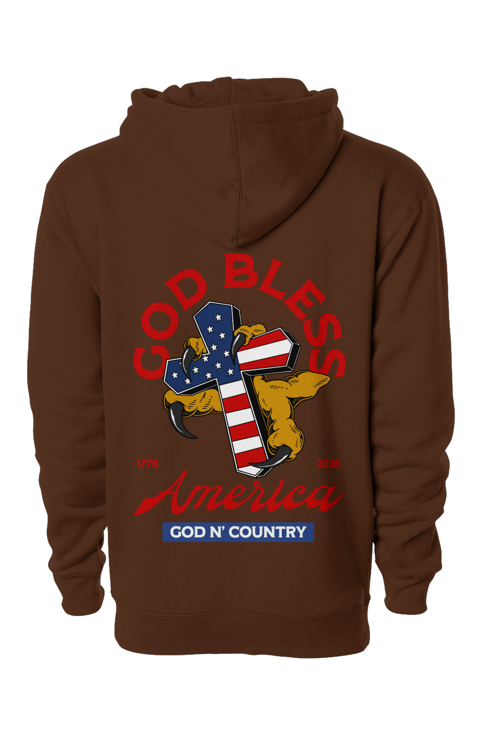 God N' Country 250th Anniversary Cross Hoodie