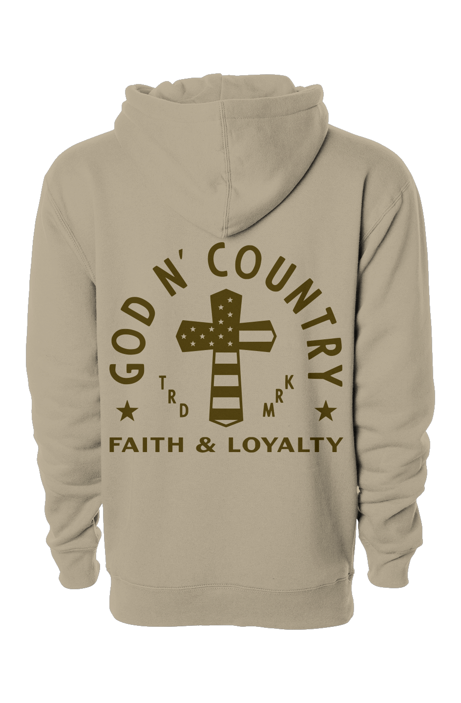 God N' Country Faith Loyalty Heavyweight Hoodie