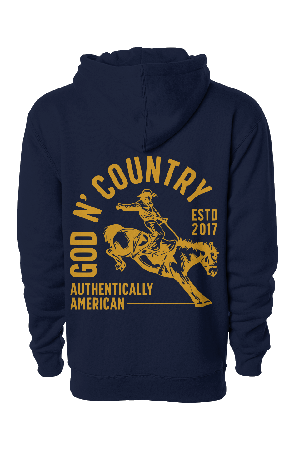 God N Country Rodeo Bronc Heavyweight Hoodie