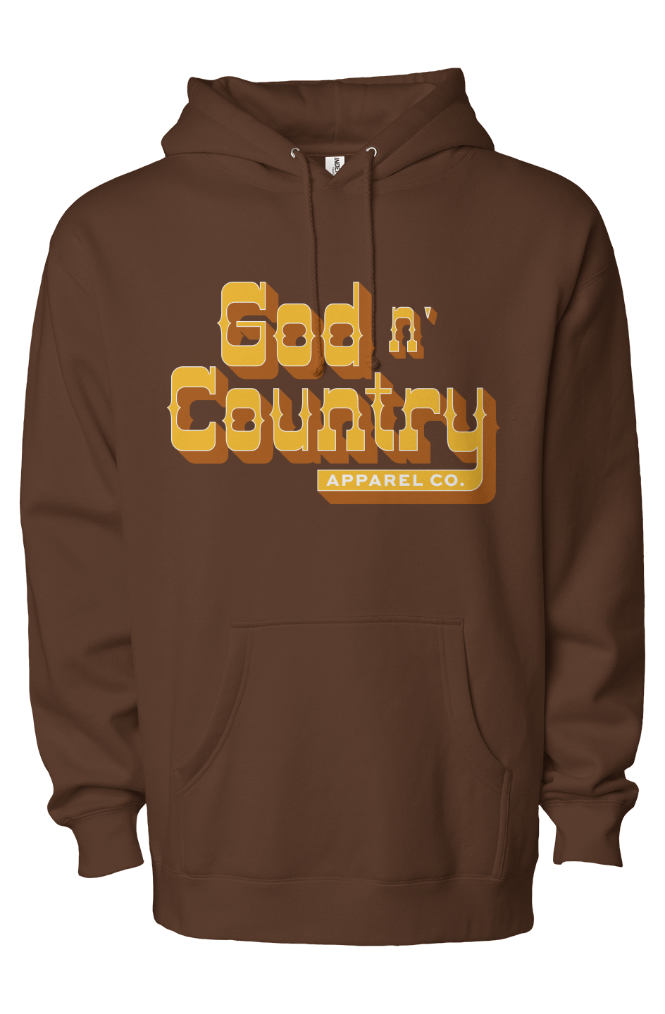 God N' Country Western Heavyweight Hoodie