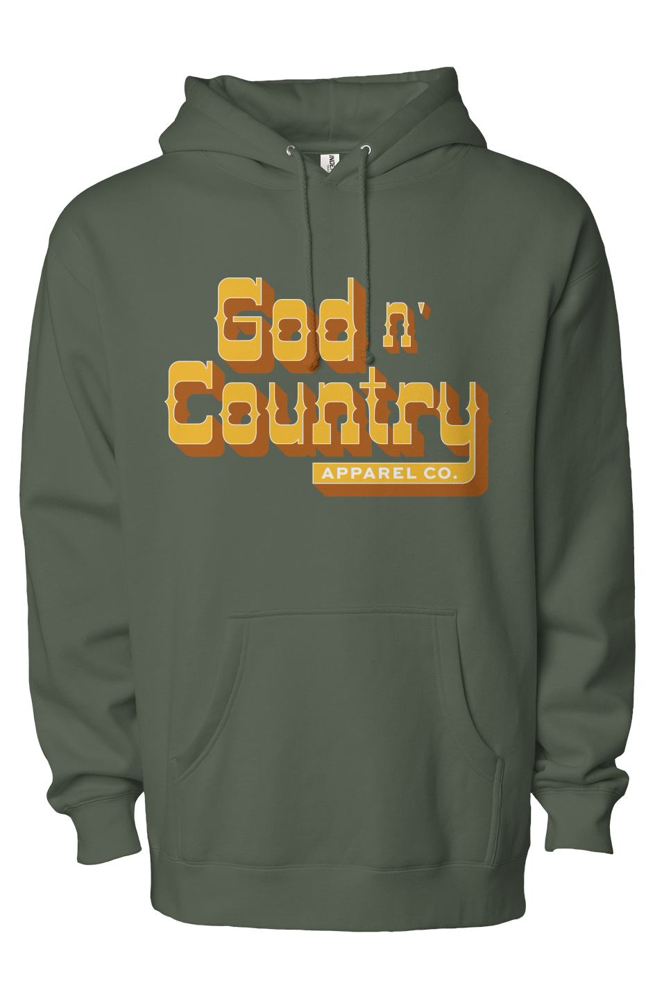 God N' Country Western Heavyweight Hoodie