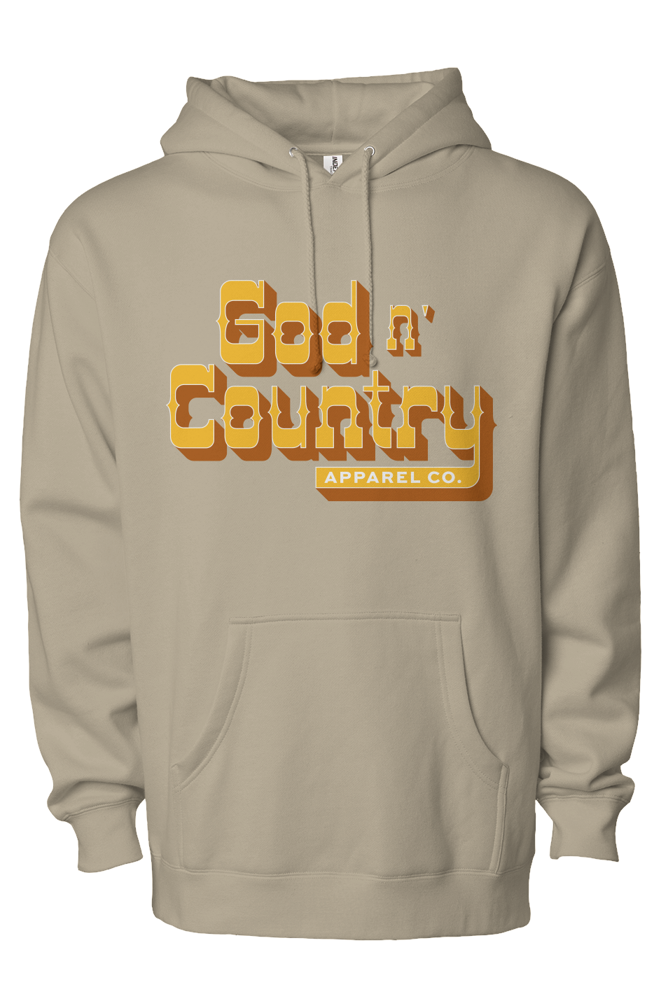 God N' Country Western Heavyweight Hoodie