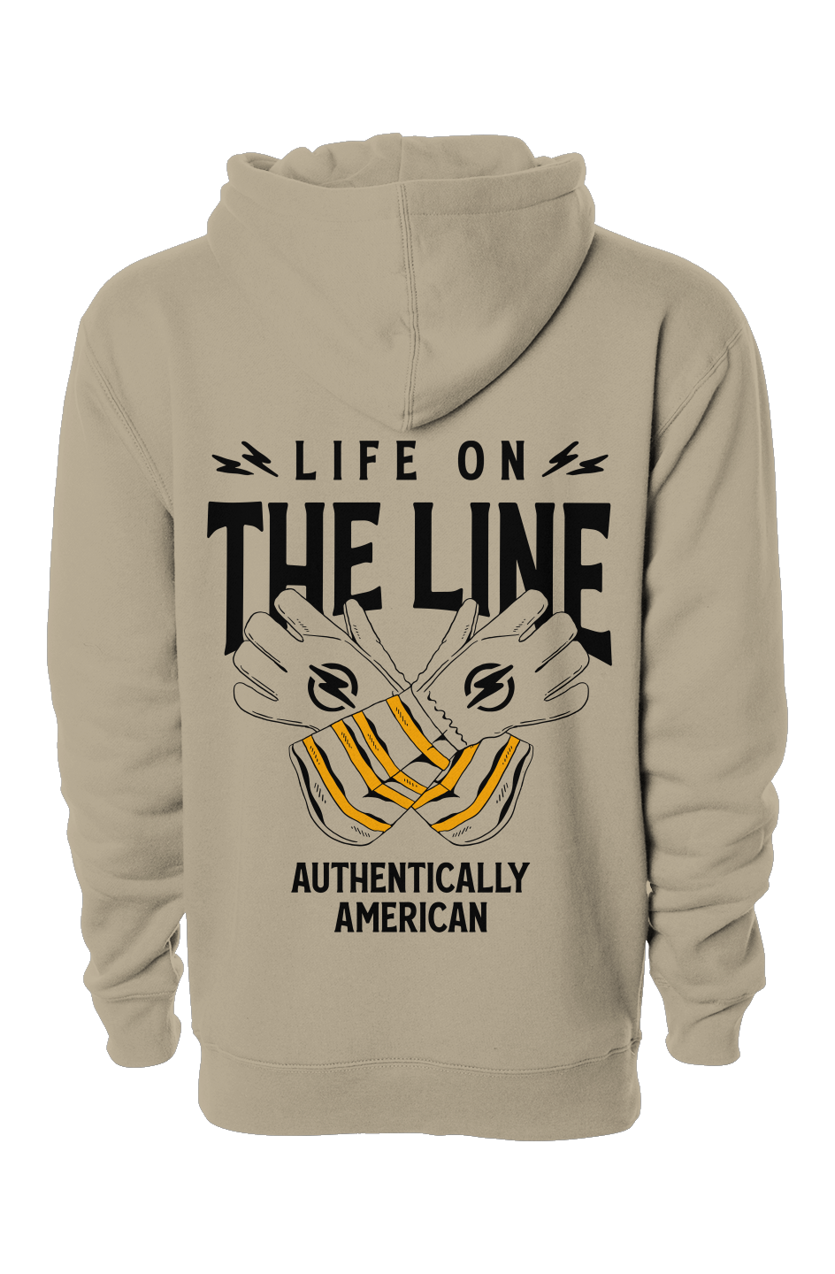 God N' Country Line on the Line Heavyweight Hoodie - hoodies - God N' Country