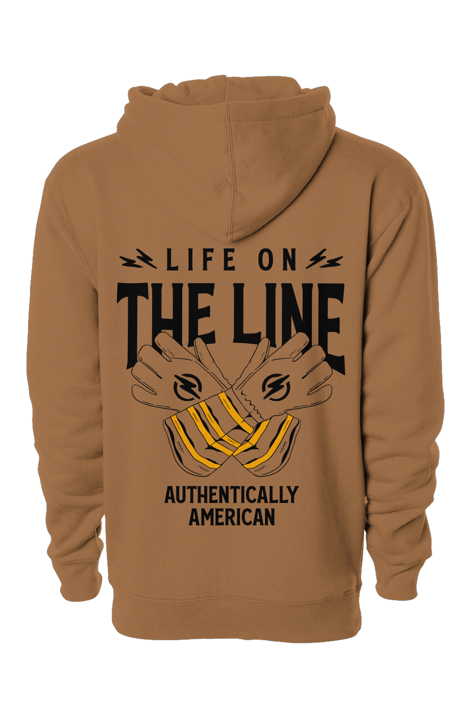 God N' Country Line on the Line Heavyweight Hoodie - hoodies - God N' Country