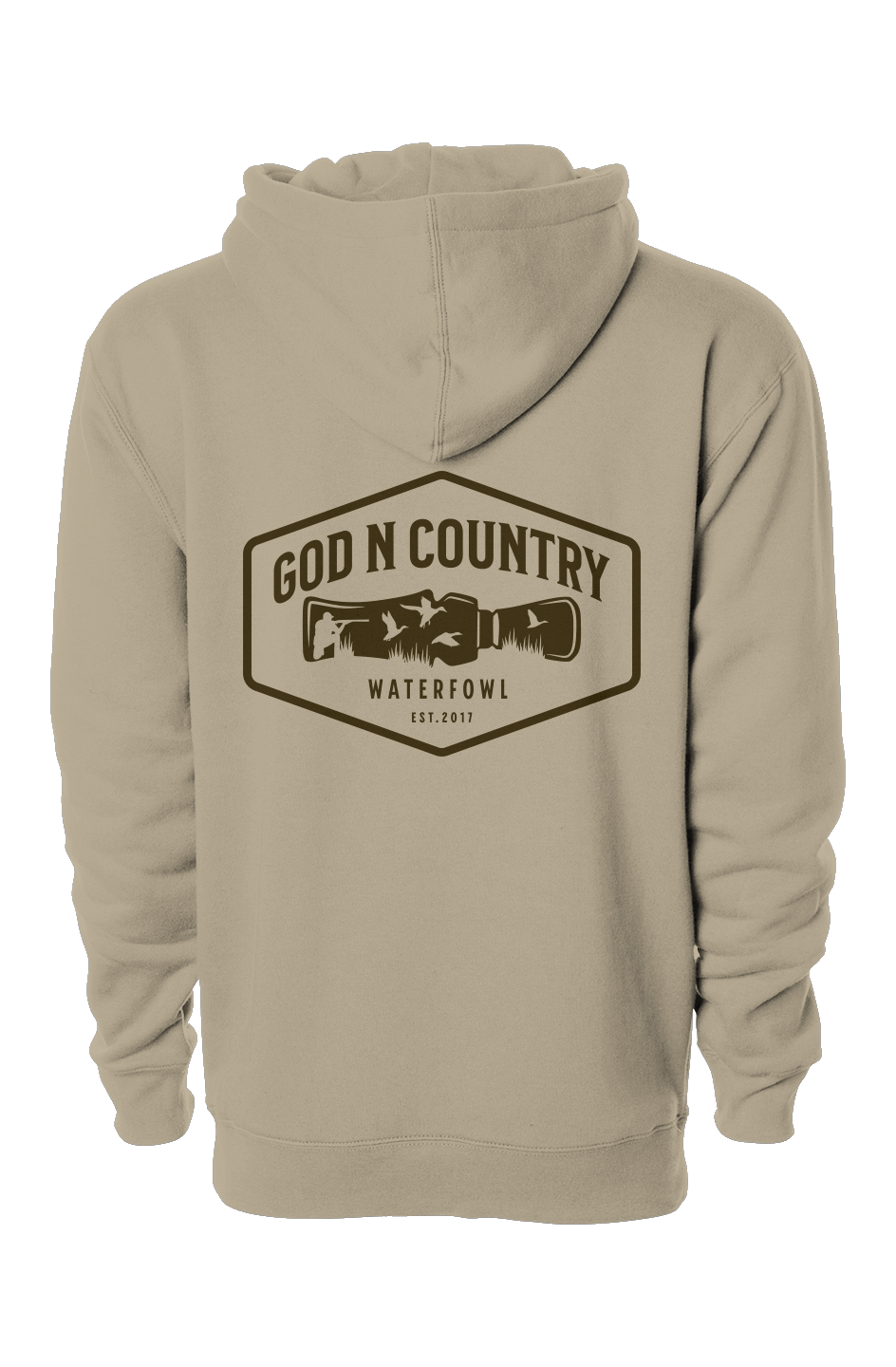 God N' Country Duck Call Heavyweight Hoodie