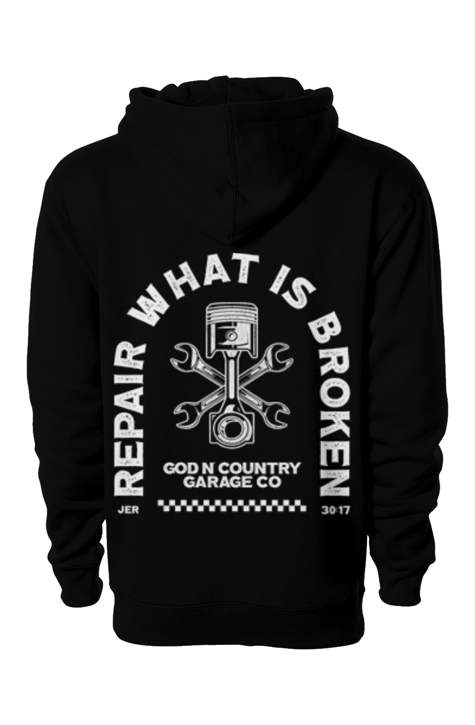 God N' Country Garage Co Repair Heavyweight Hoodie