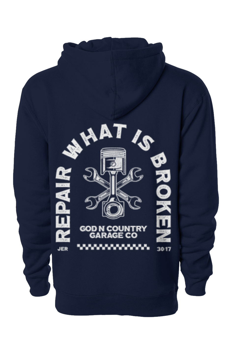 God N' Country Garage Co Repair Heavyweight Hoodie