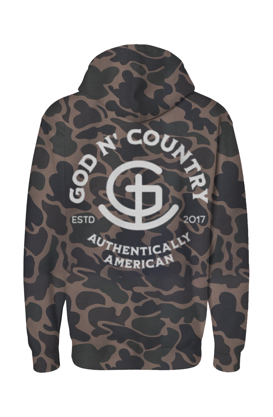 God N' Country Brand Duck Camo Heavyweight Hoodie