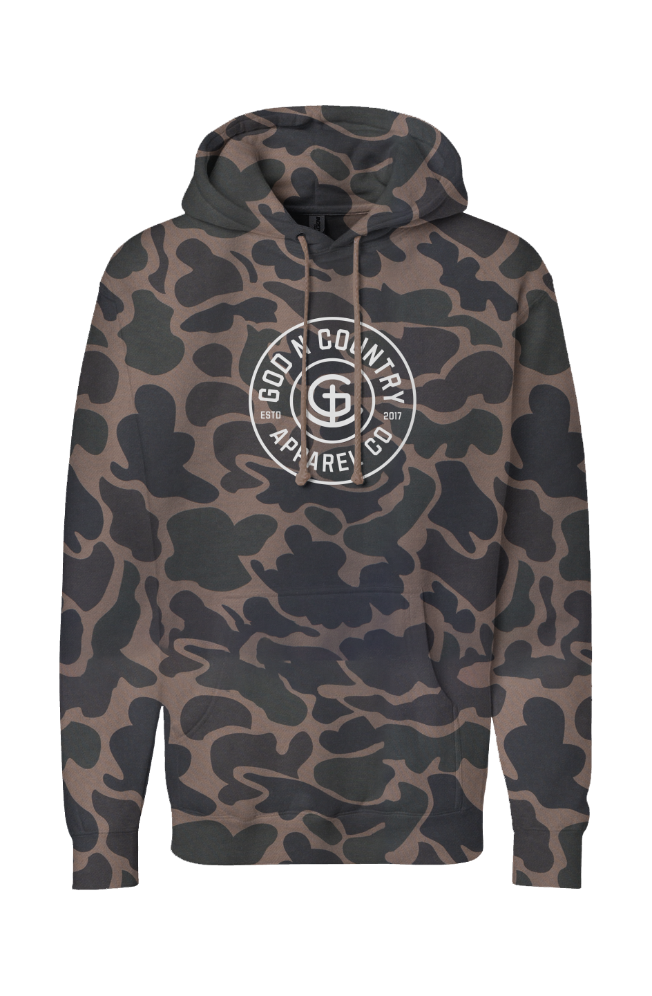 God N' Country Circle Brand Duck Camo Heavyweight Hoodie