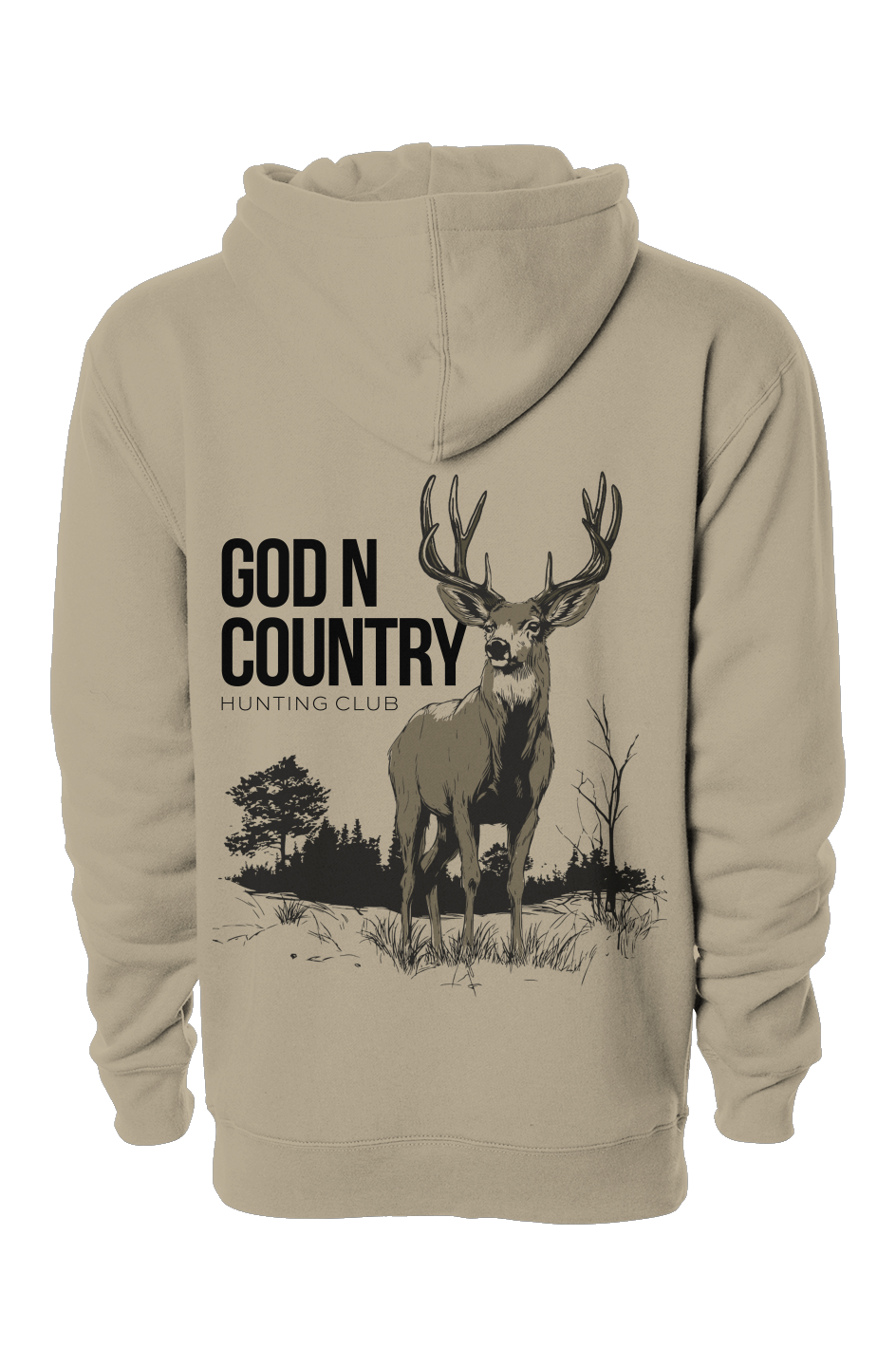God N Country Hunting Club Heavyweight Hoodie