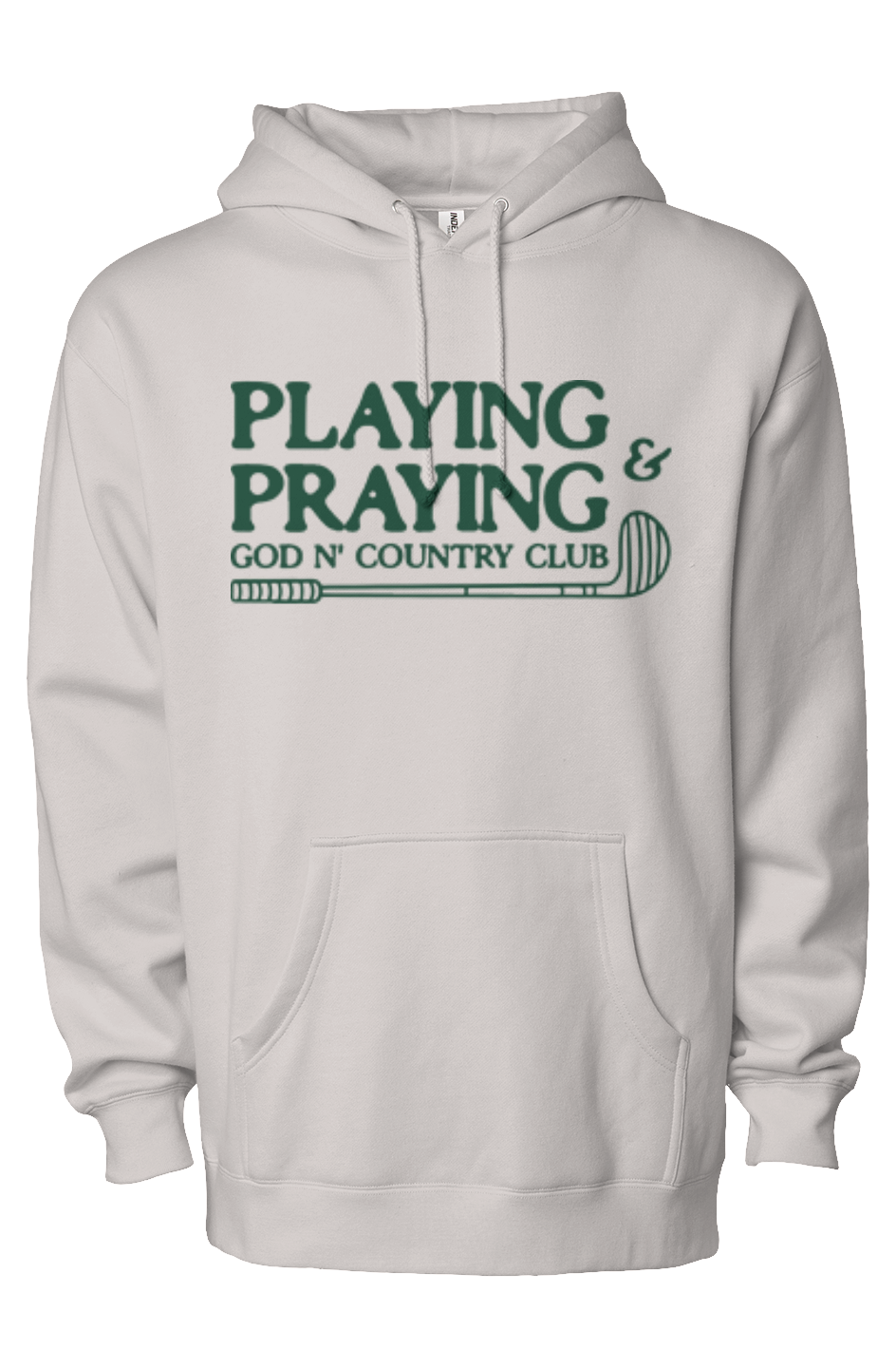 God N' Country Playing Praying Heavyweight Hoodie