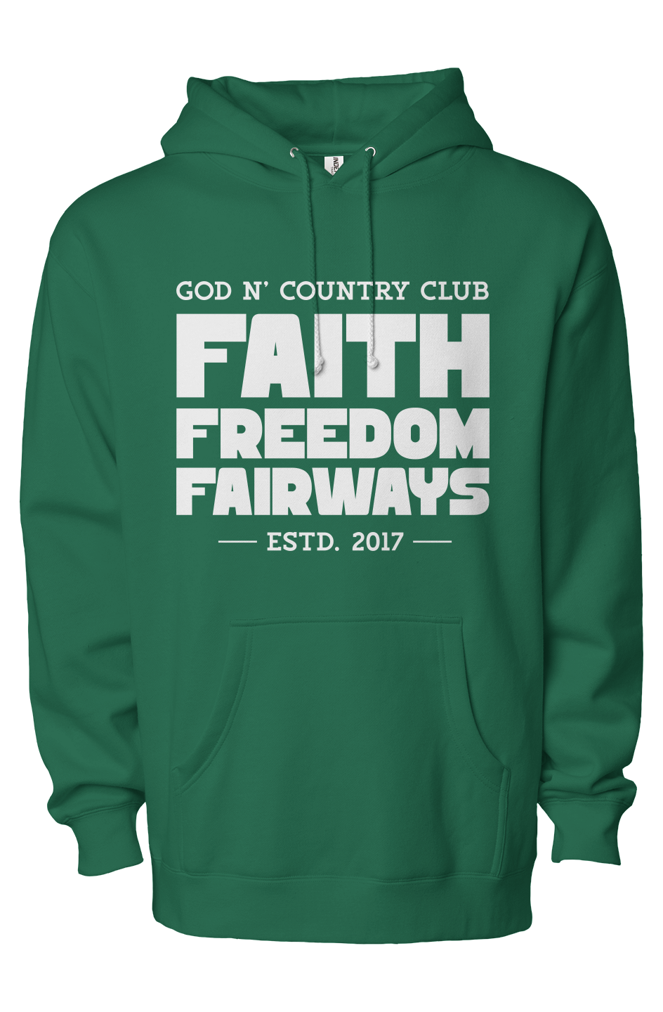 God N' Country Faith Freedom Fairways Heavyweight Hoodie