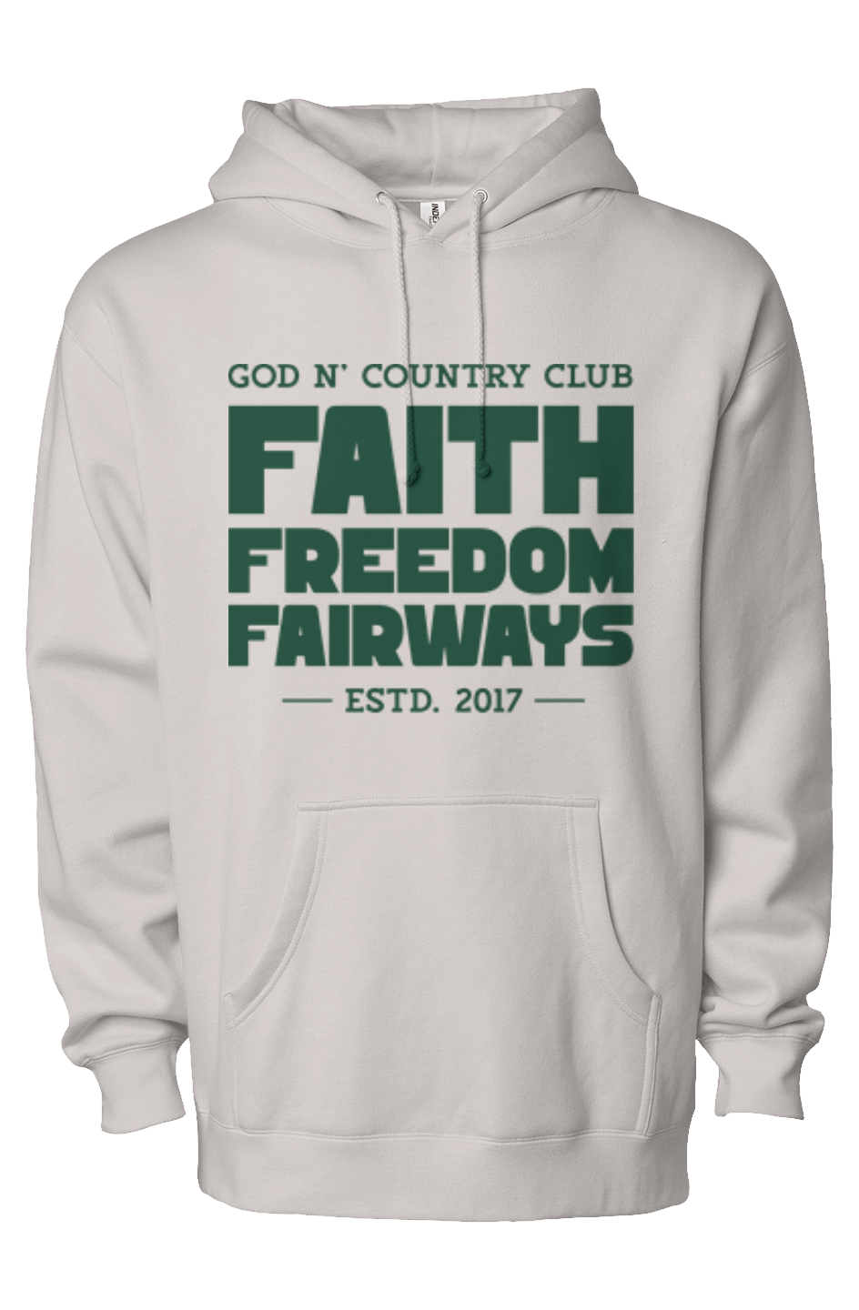 God N' Country Faith Freedom Fairways Heavyweight Hoodie
