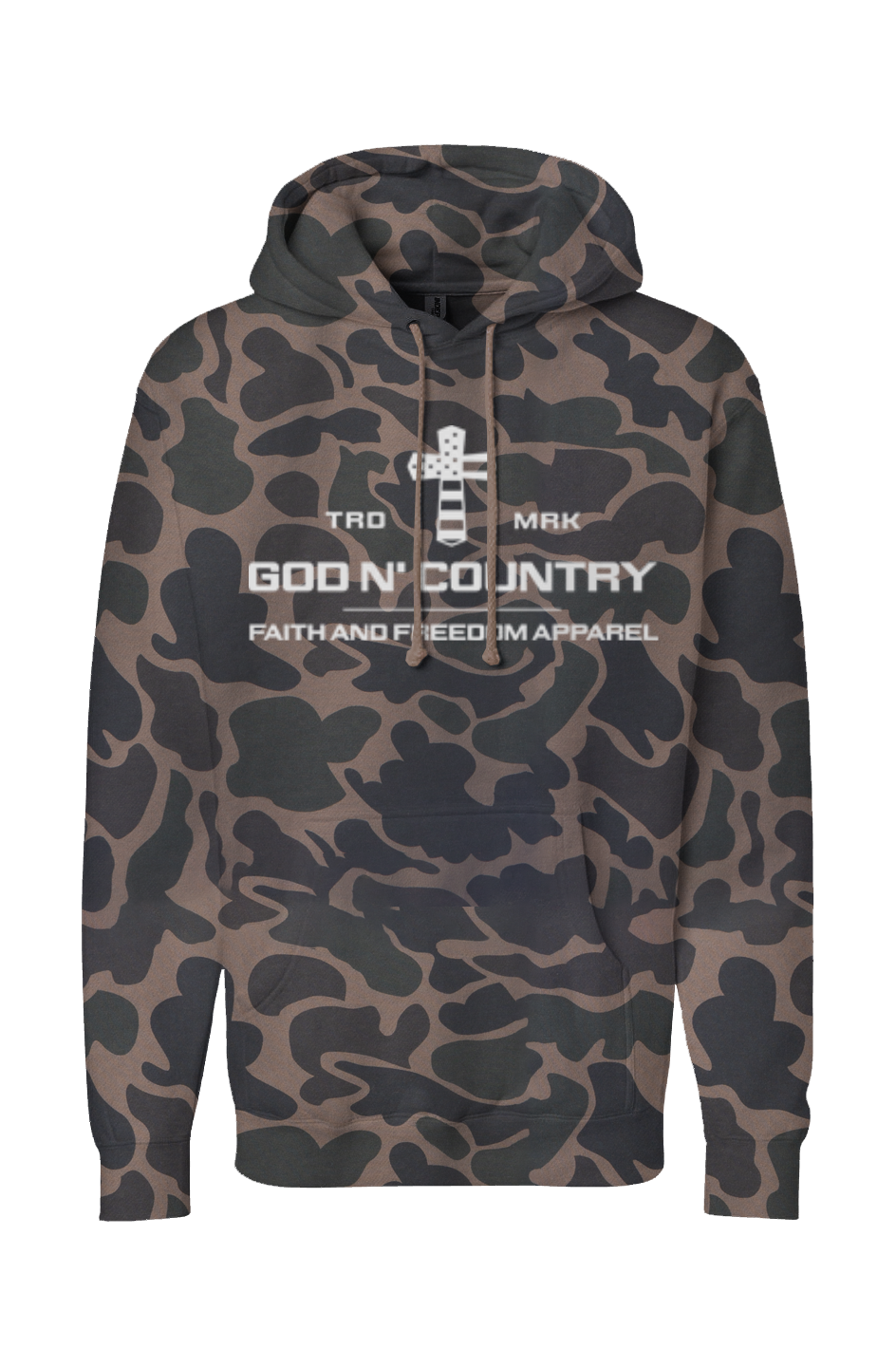 God N' Country Cross Duck Camo Heavyweight Hoodie