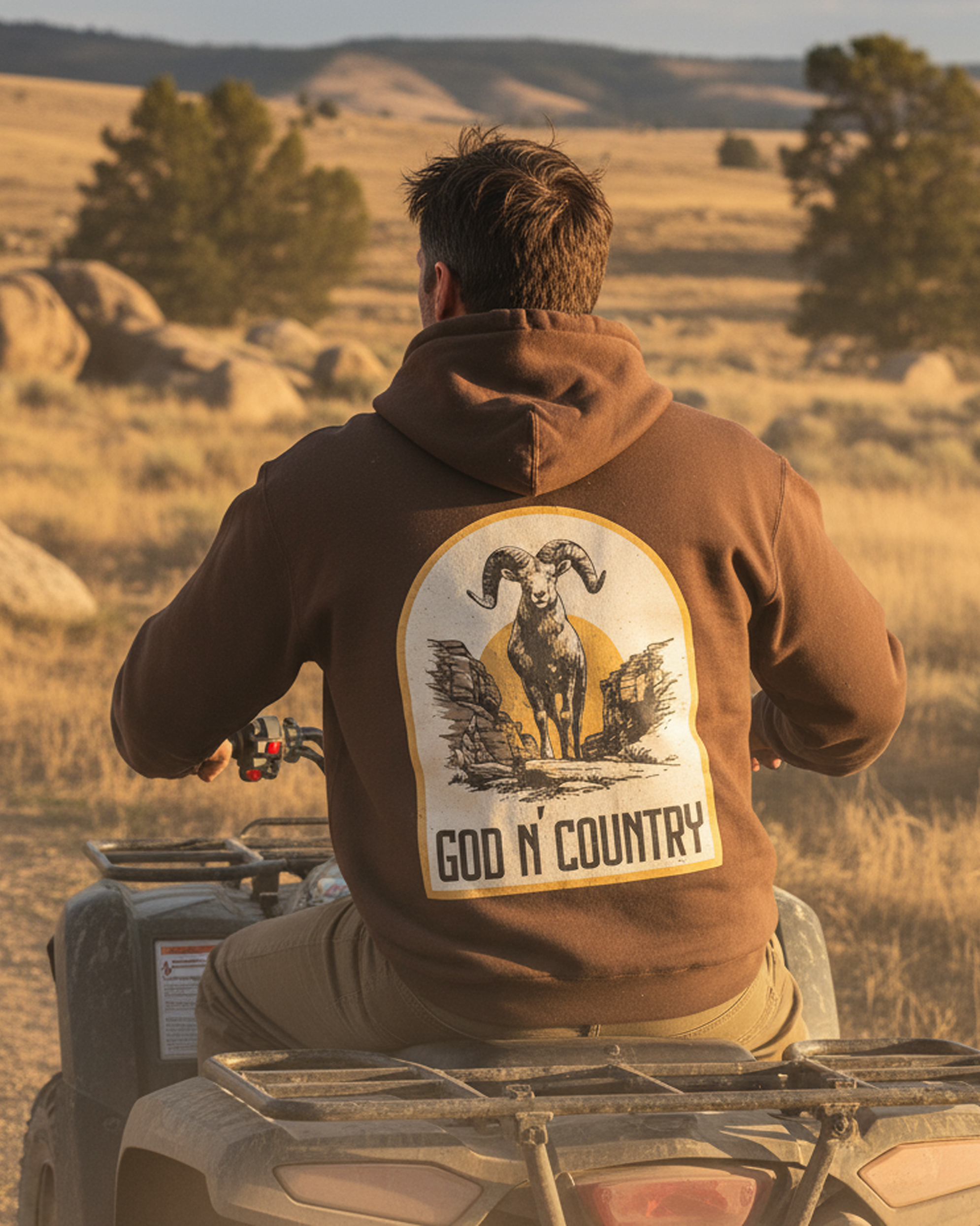 God N Country Bighorn Hoodie