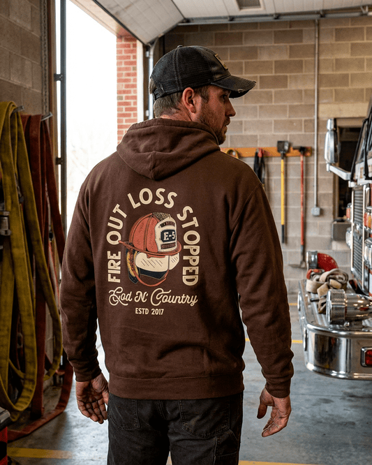 God N Country FOLS Helmet Hoodie - hoodies - God N' Country