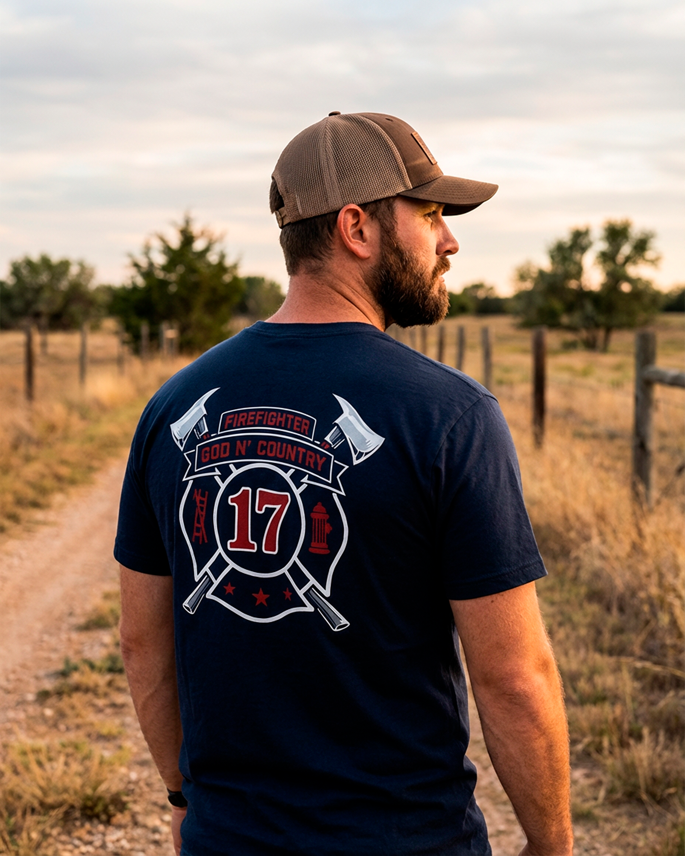 God N Country Firehouse Tee