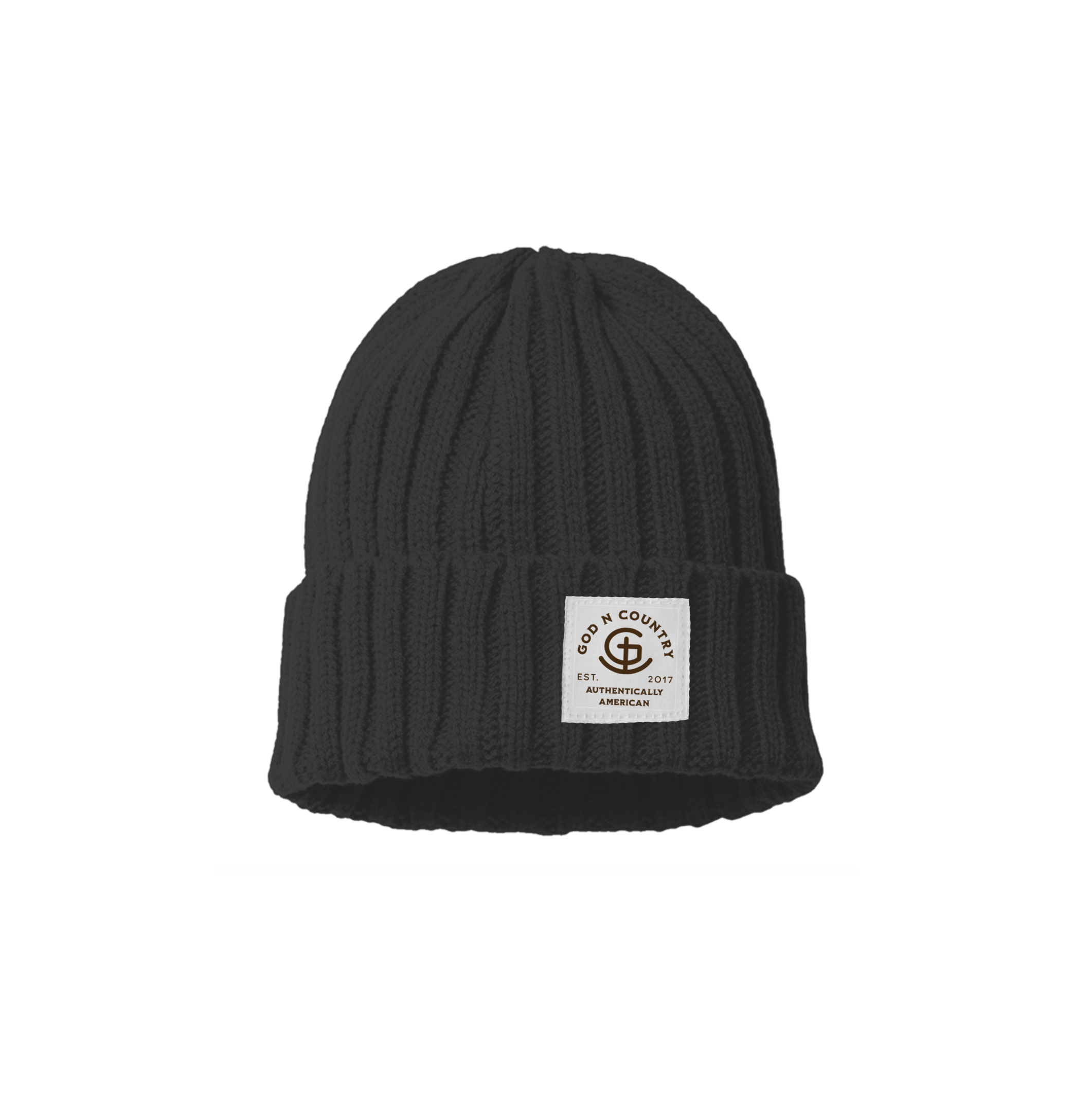 God N Country Signature Cable Knit Beanie