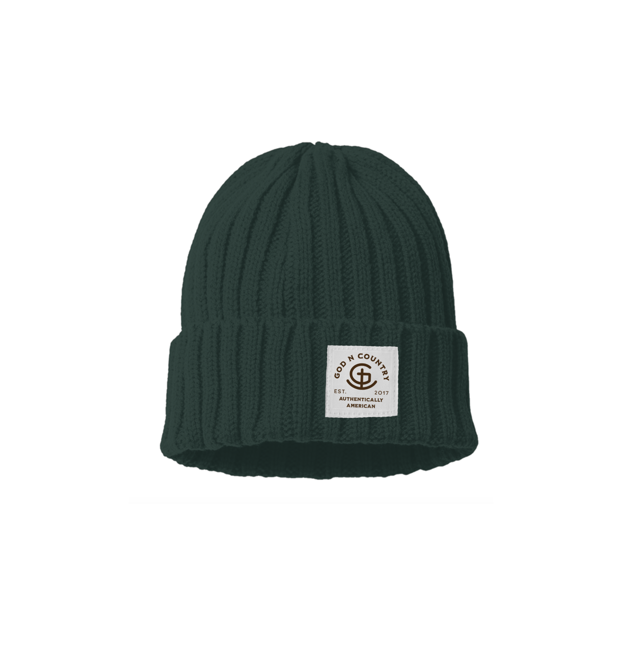 God N Country Signature Cable Knit Beanie
